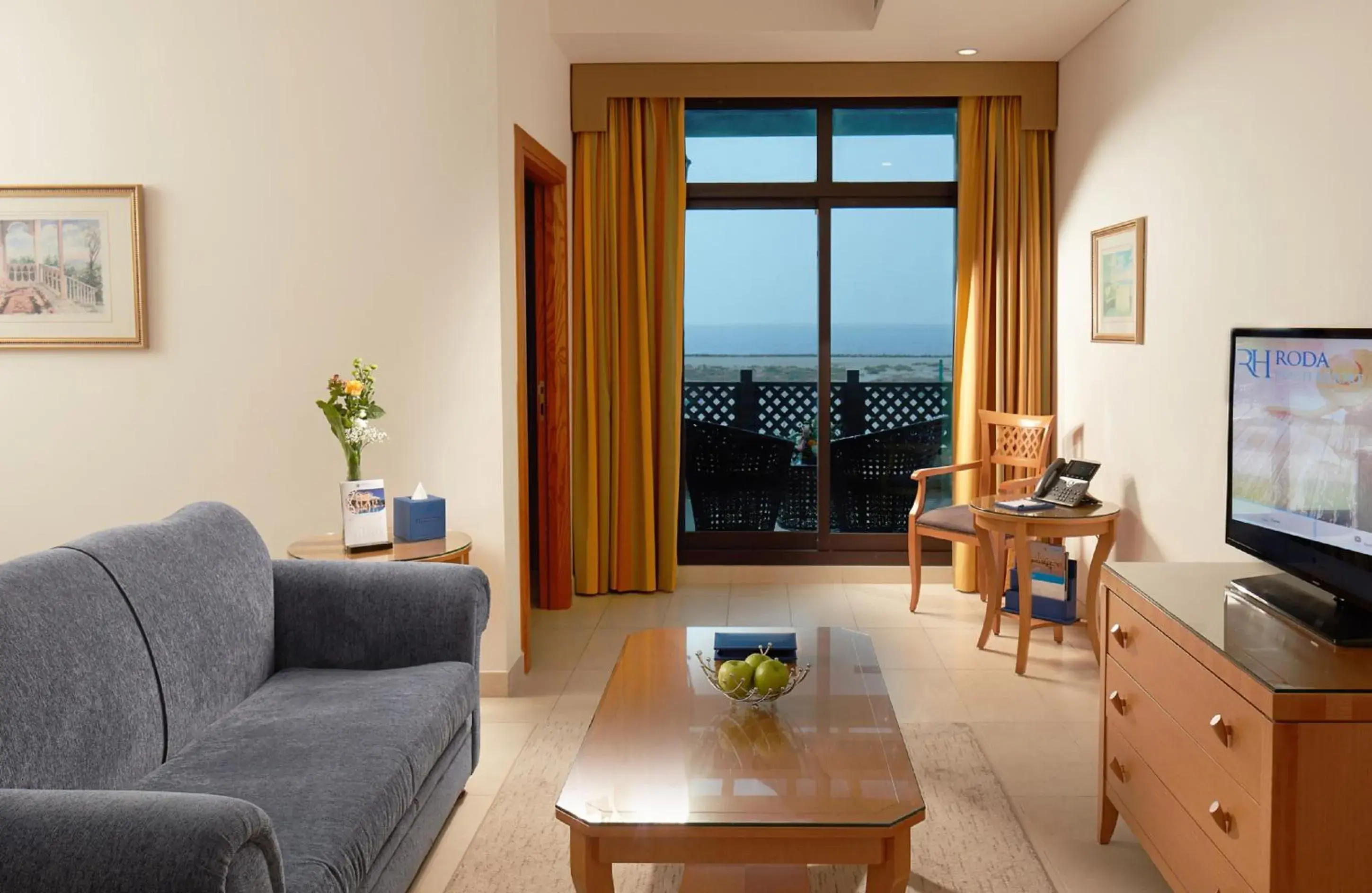 Living room in Roda Beach Resort Living room in Roda Beach Resort