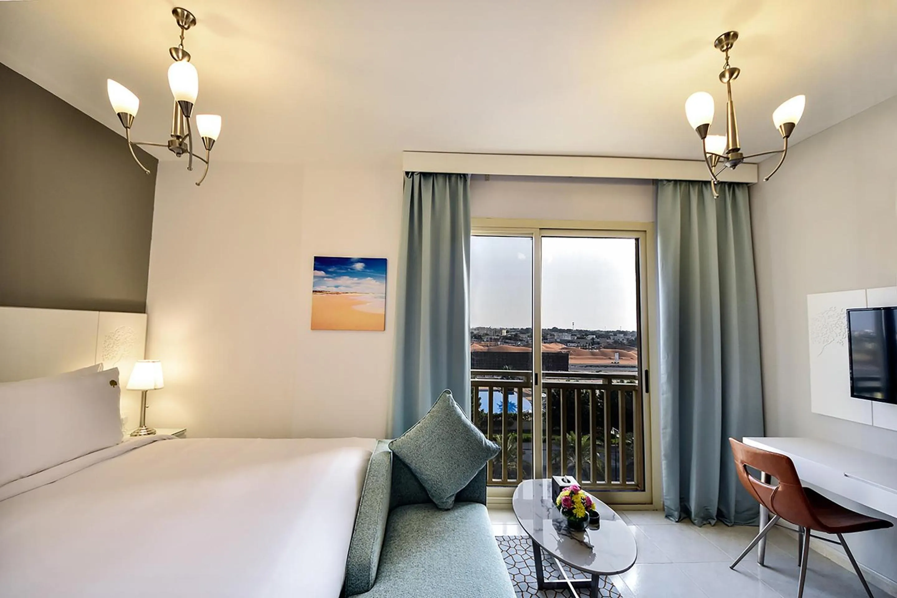 Bedroom, Bed in Jannah Hotel Apartments & Villas