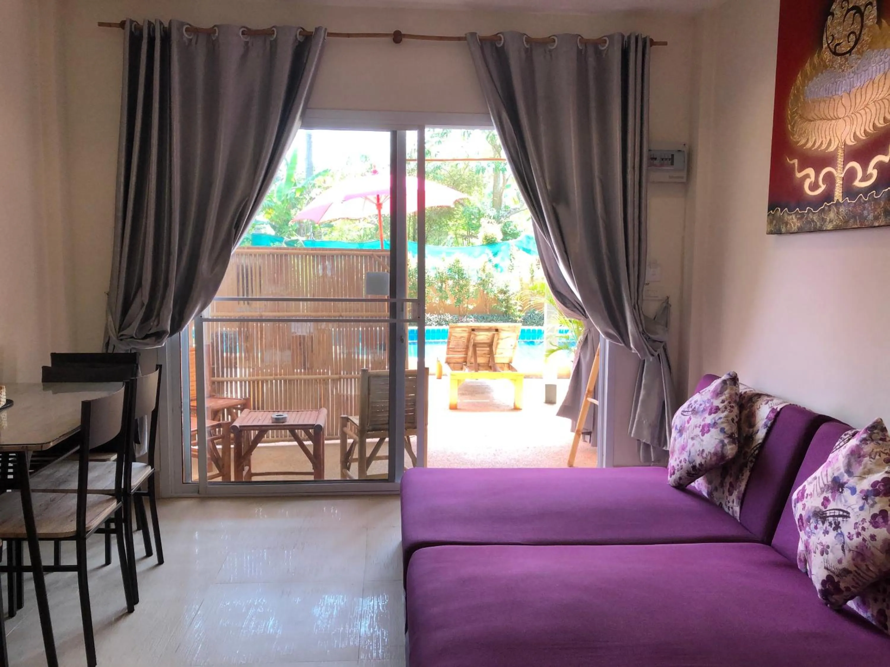 Patio, Bed in Samui Zenity