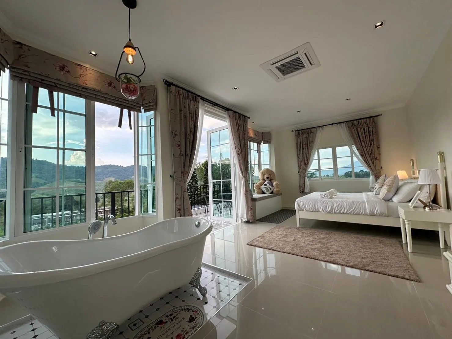 Bedroom, Bed in Misty English Cottage