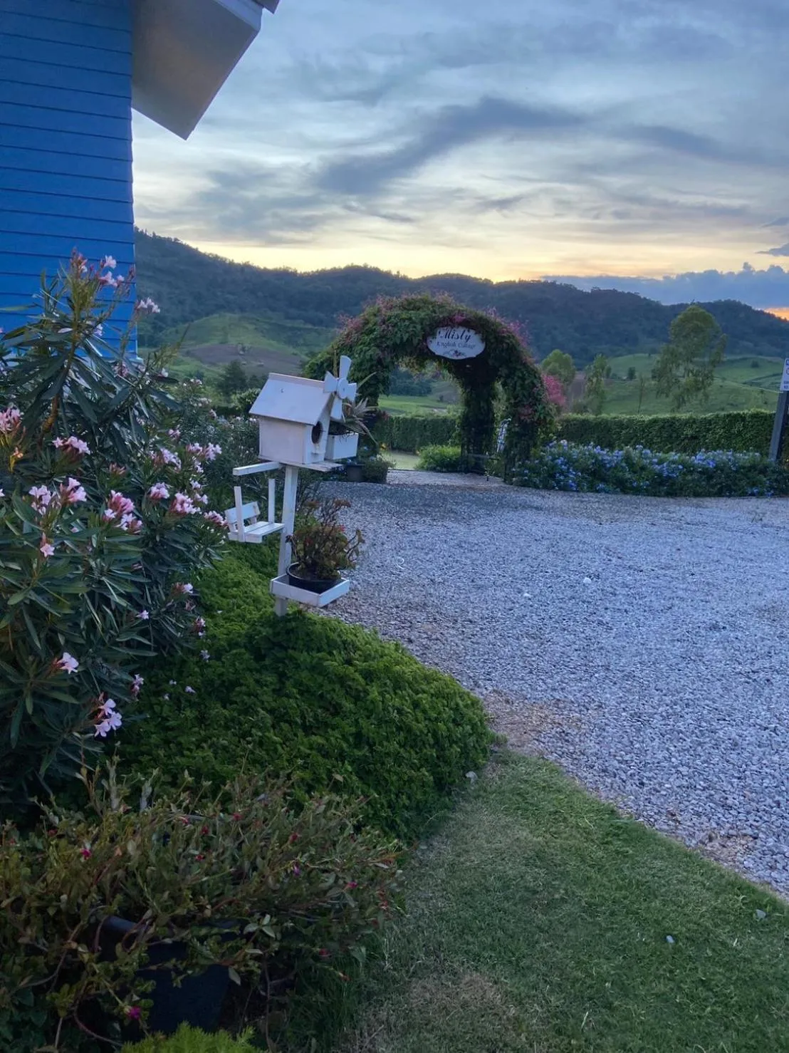 Misty English Cottage