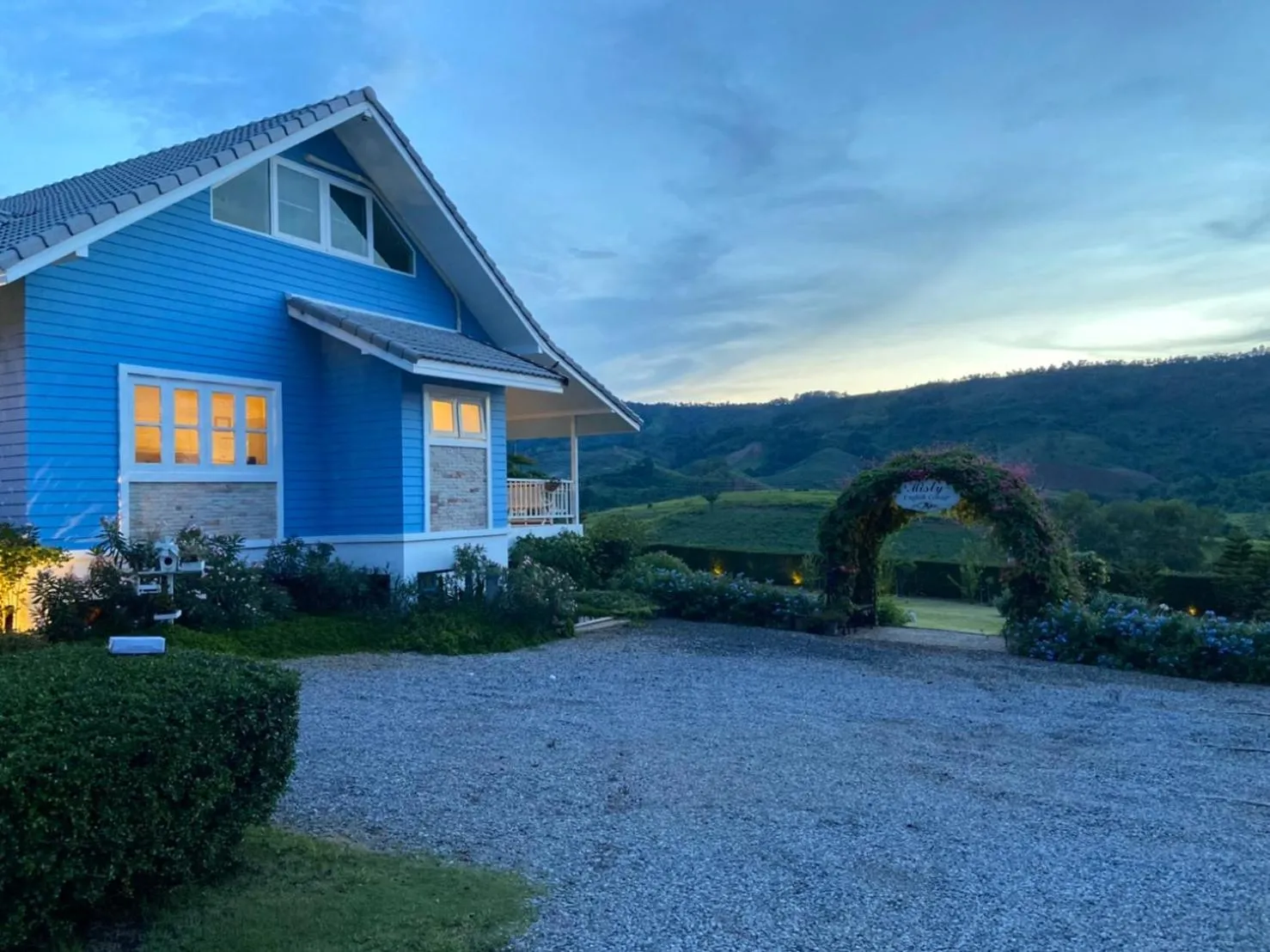 Misty English Cottage