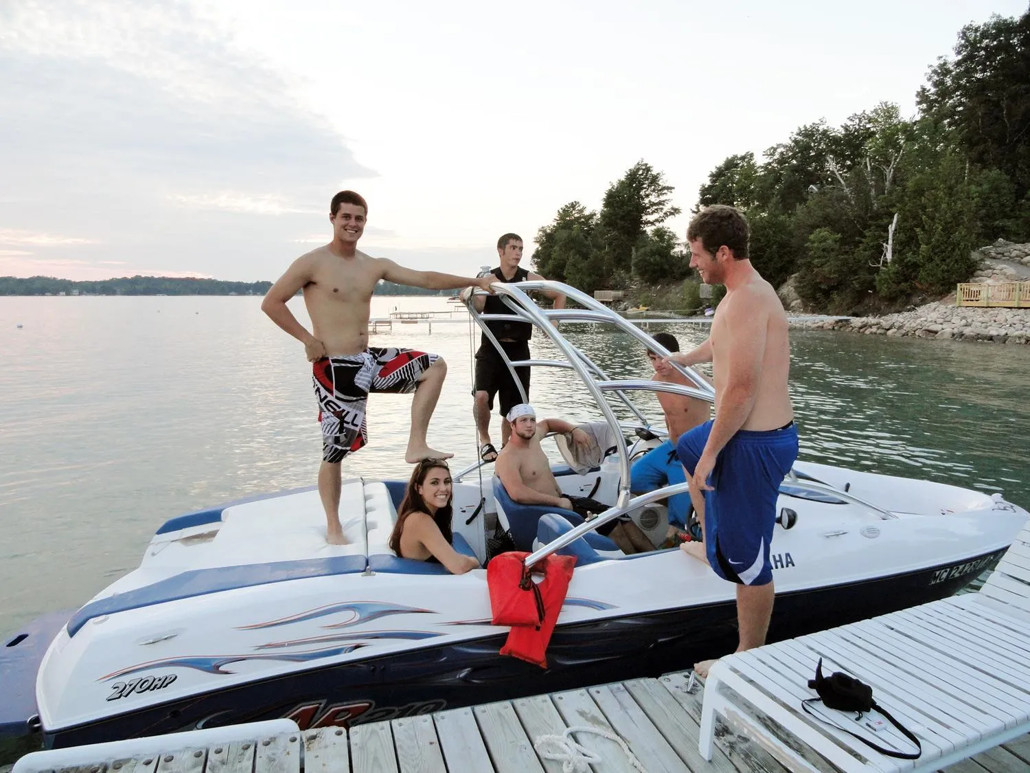 Lake view in The Torch Lake Bed and Breakfast