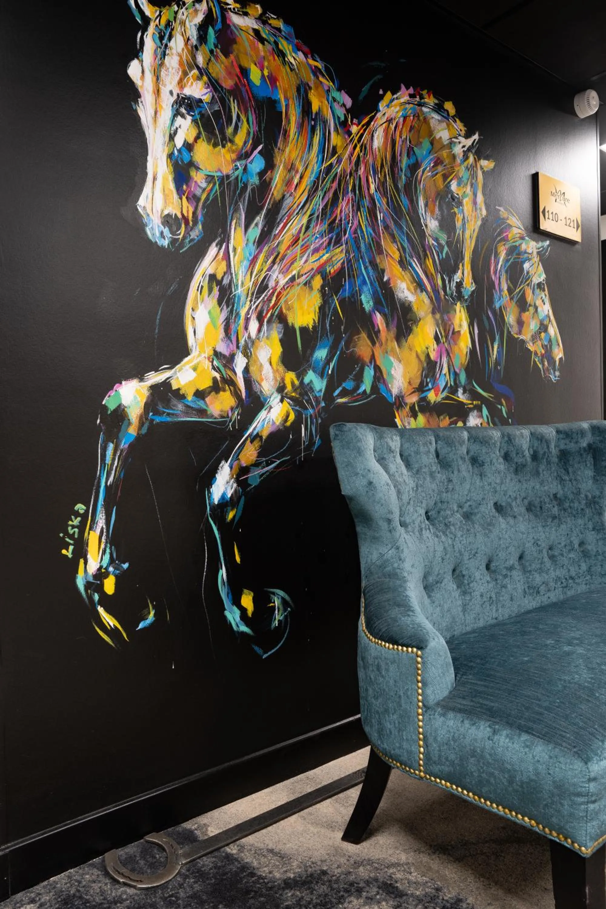 Decorative detail in Mercure Bords de Loire Saumur