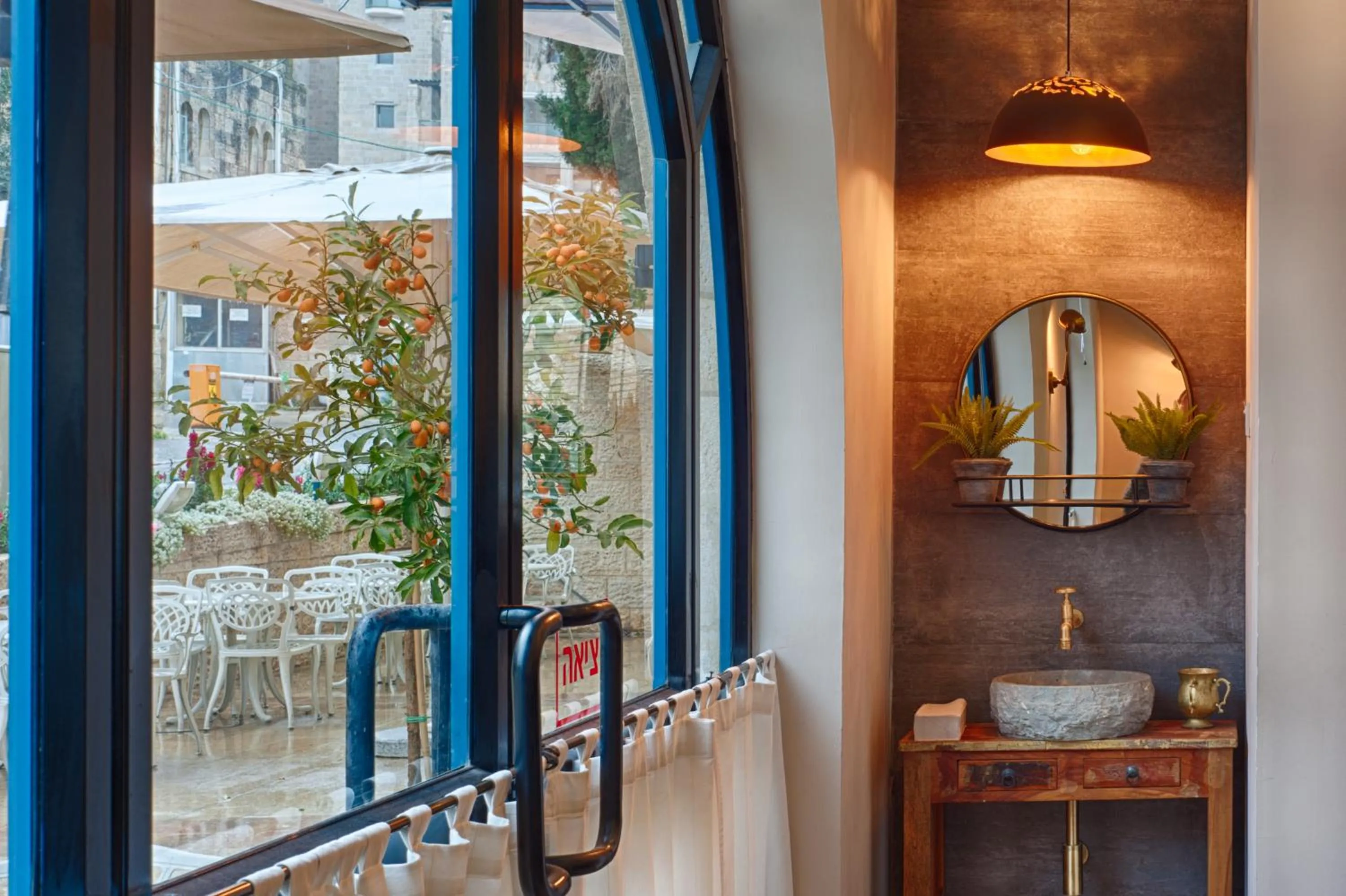 Patio in Eldan Hotel