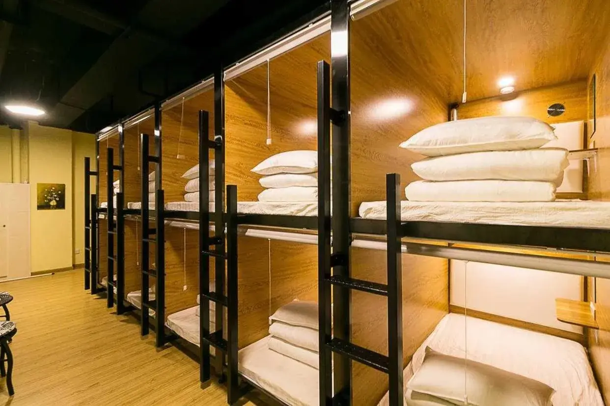 Bunk Bed in Cube Bed Station Hostel