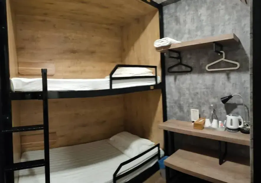 bunk bed in Cube Bed Station Hostel