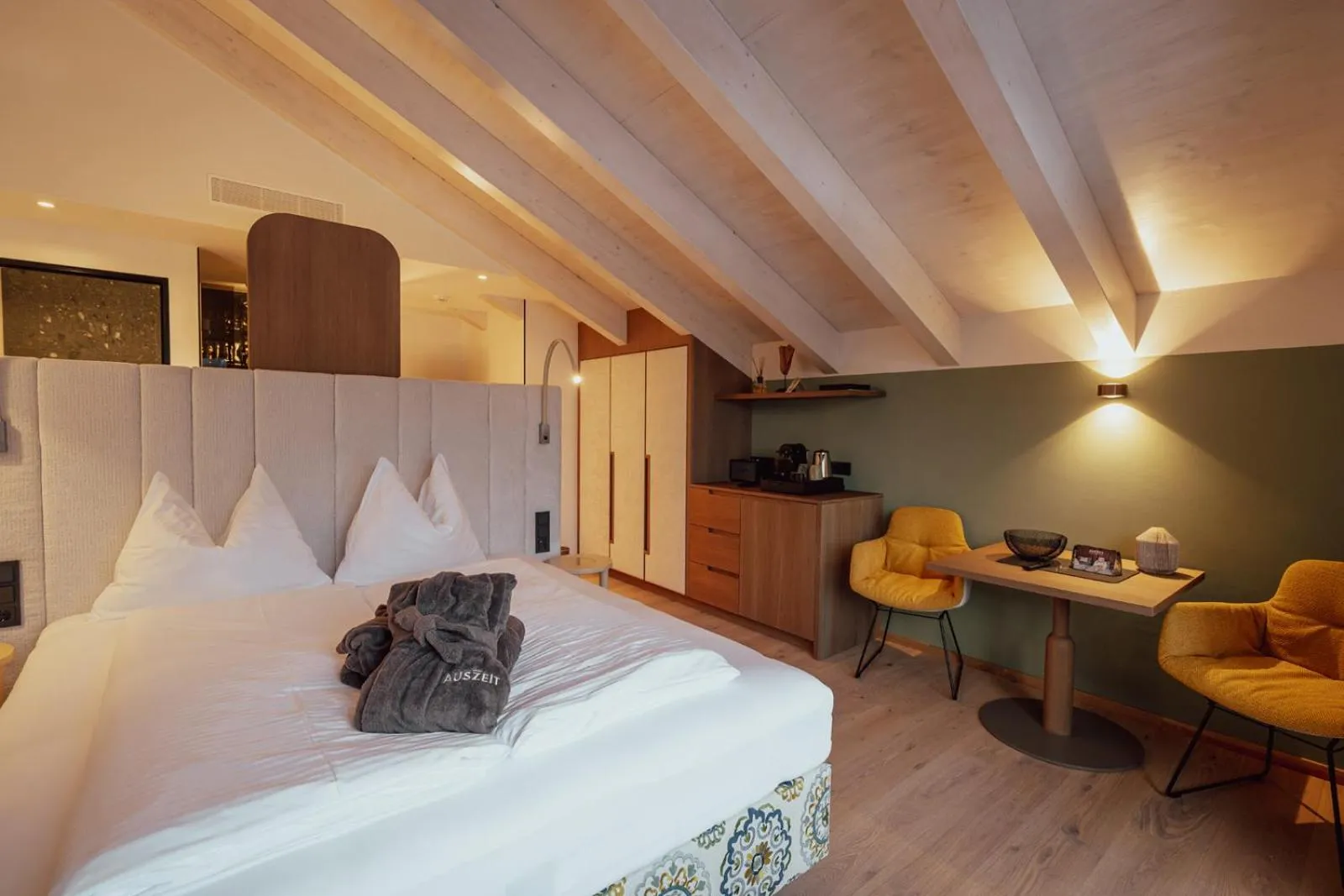 Photo of the whole room, Bed in Hotel Auszeit