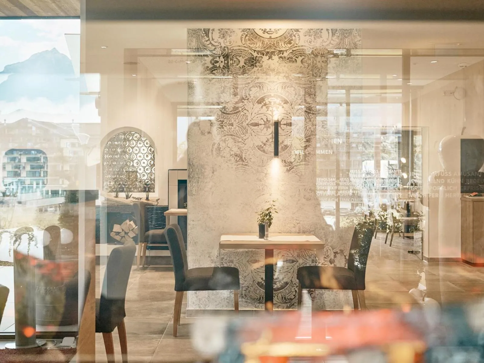 Dining area in Hotel Auszeit