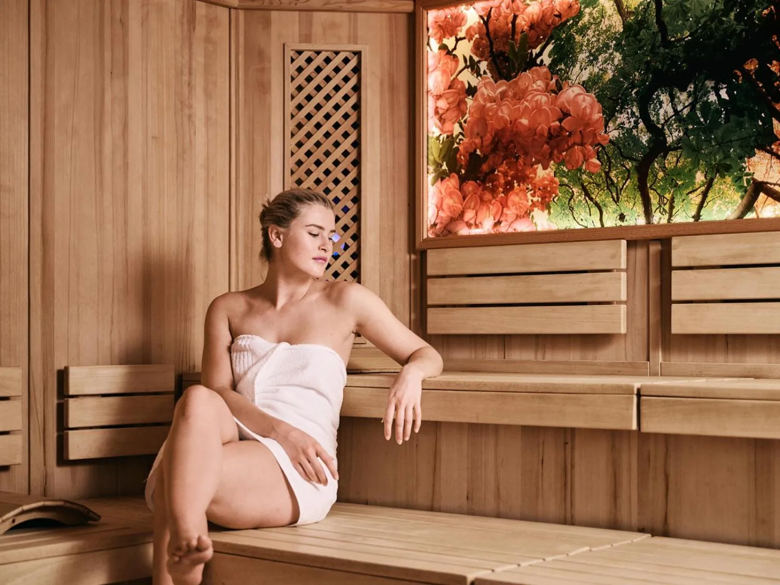 Sauna in Hotel Auszeit