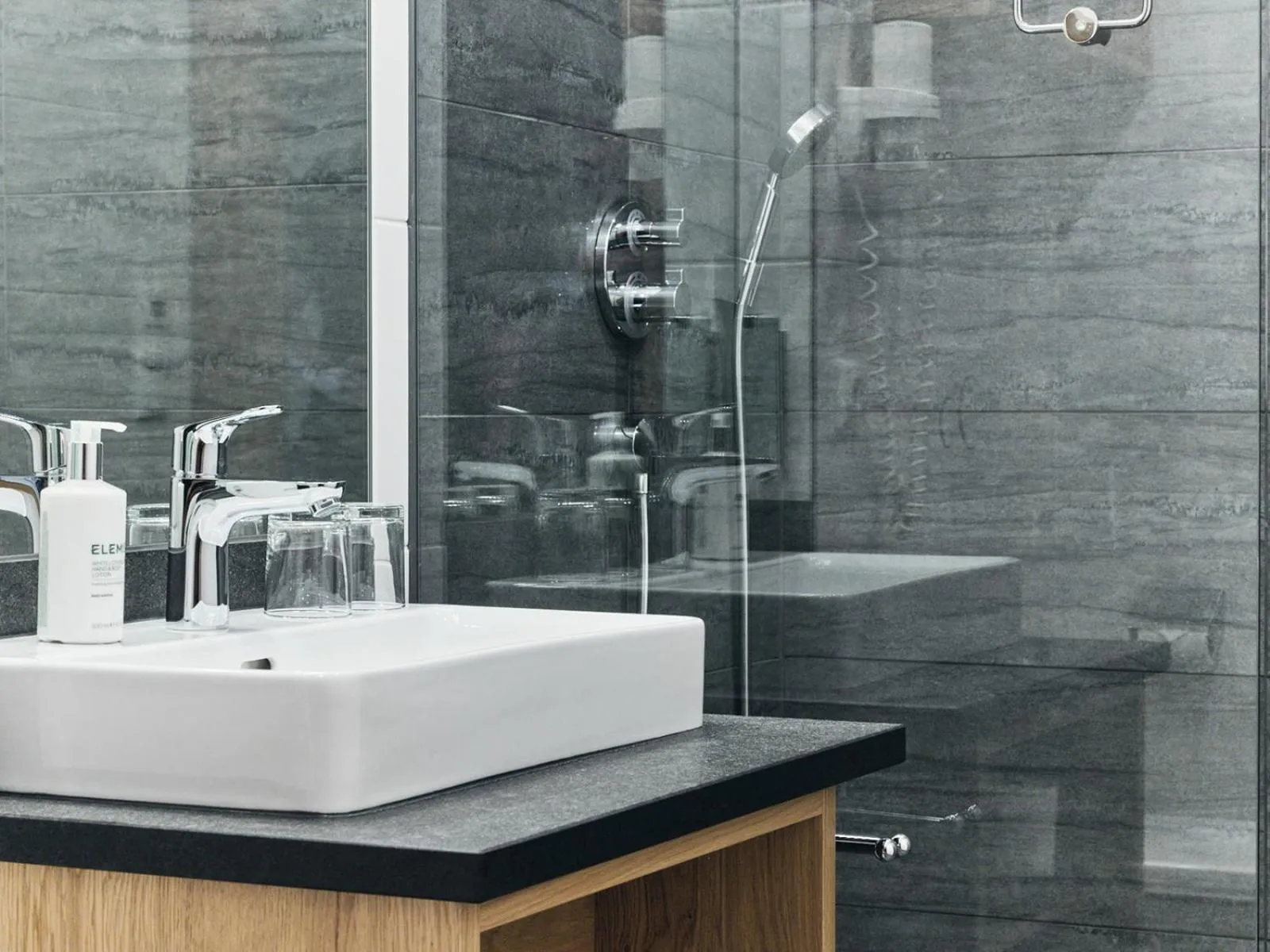 Bathroom in Hotel Auszeit