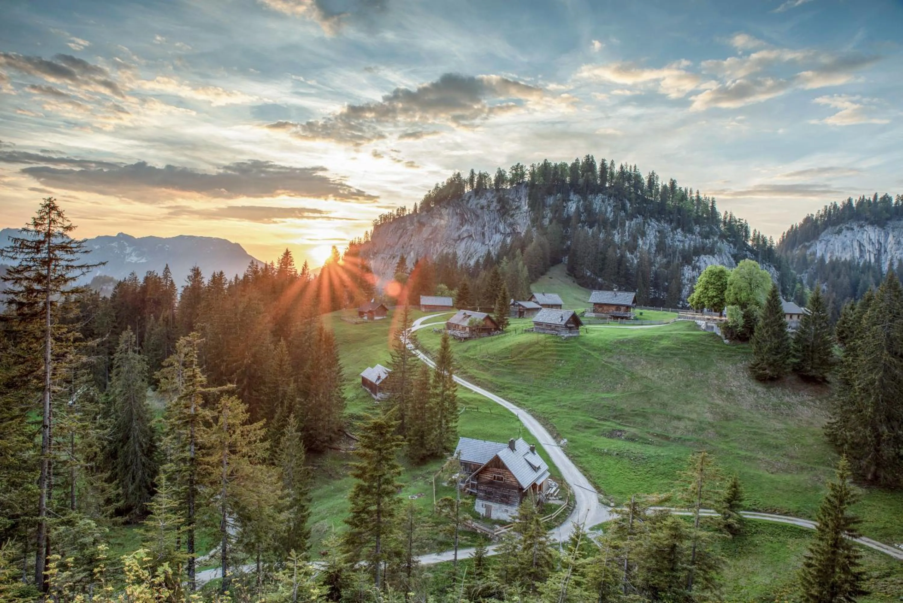 Natural landscape in Metzgerwirt Vieh Heli