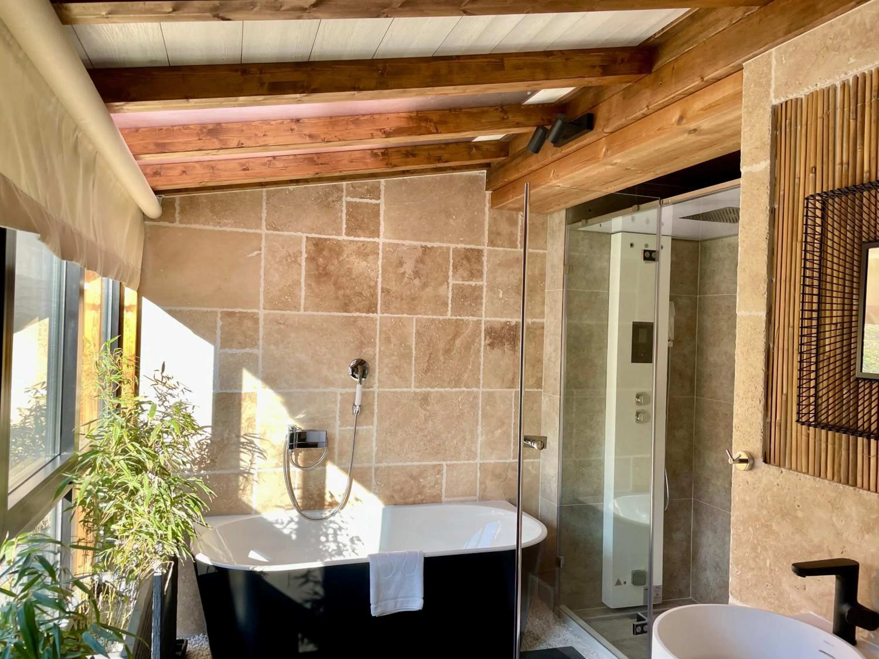 Steam room in Zornitza Family Estate Relais & Chateaux