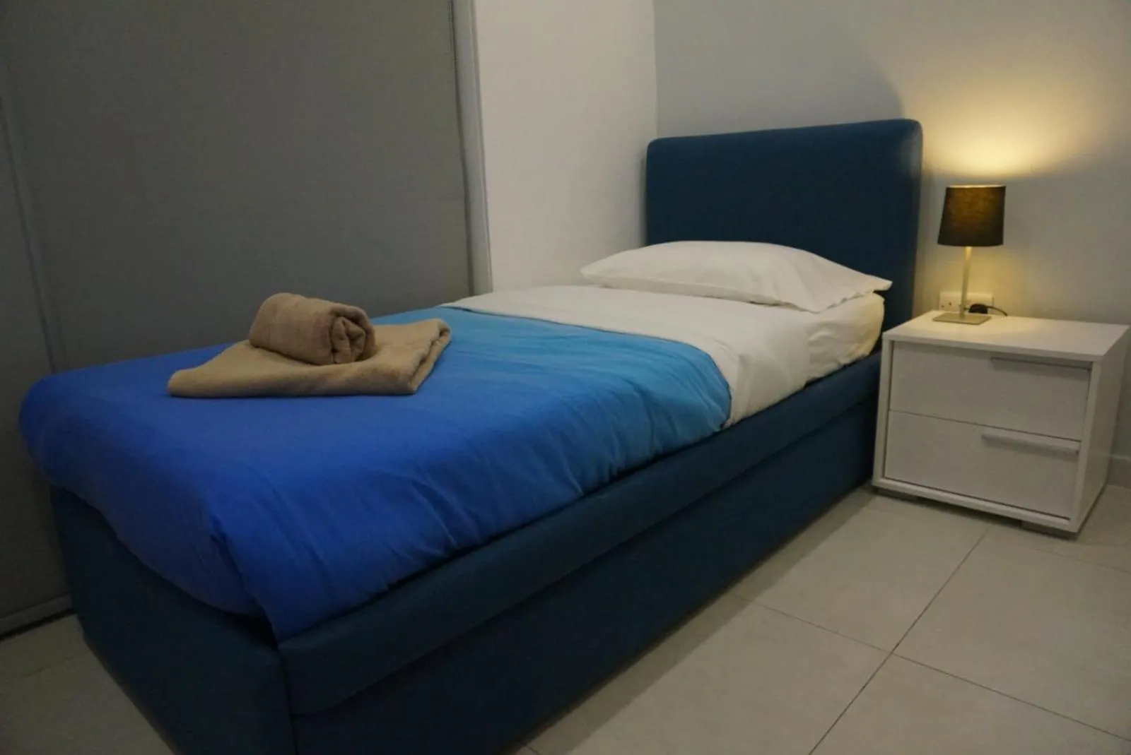 Bed in Sea View Penthouse Mellieha Bay