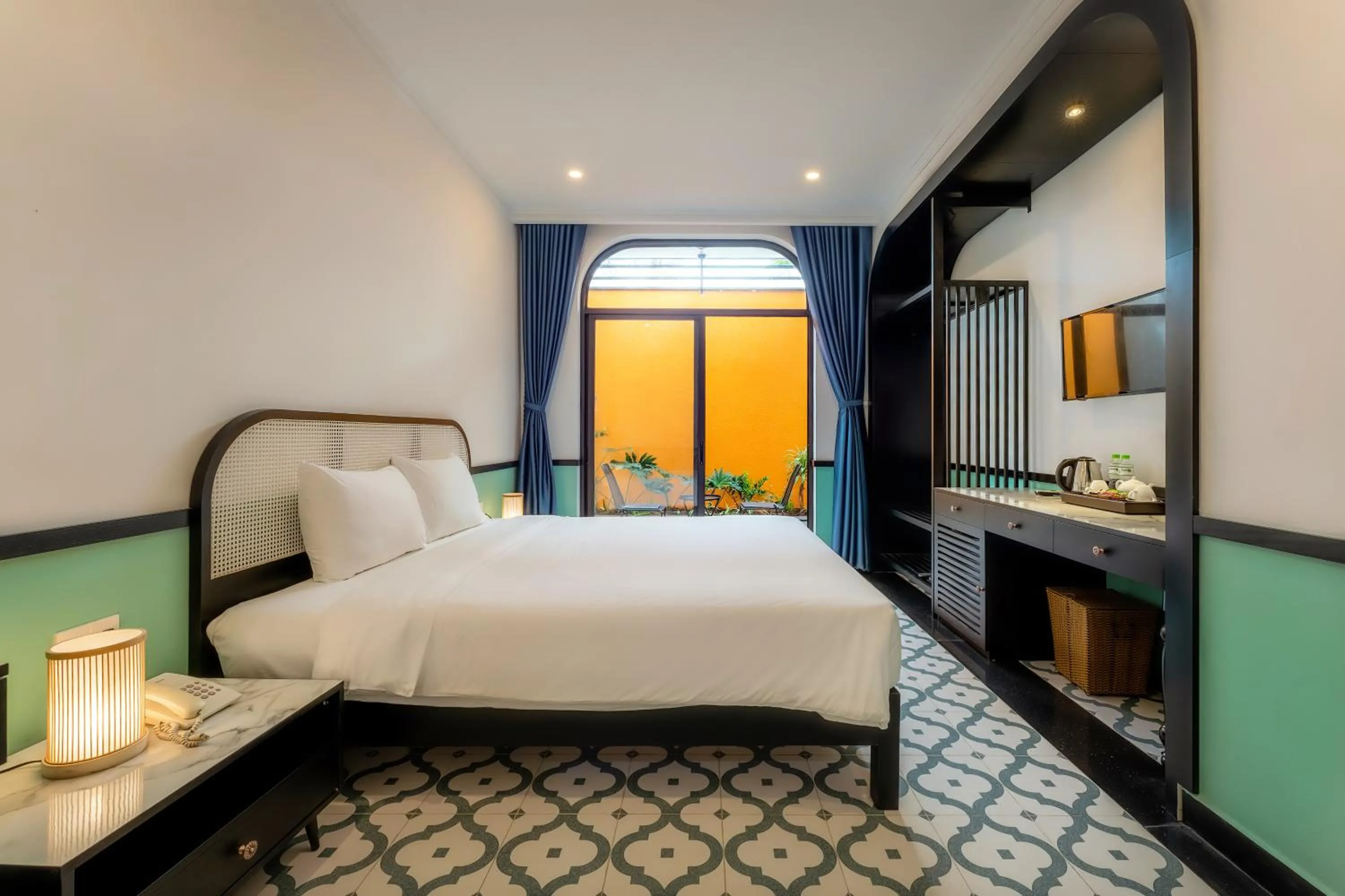 Bed in Hoi An Ivy Hotel