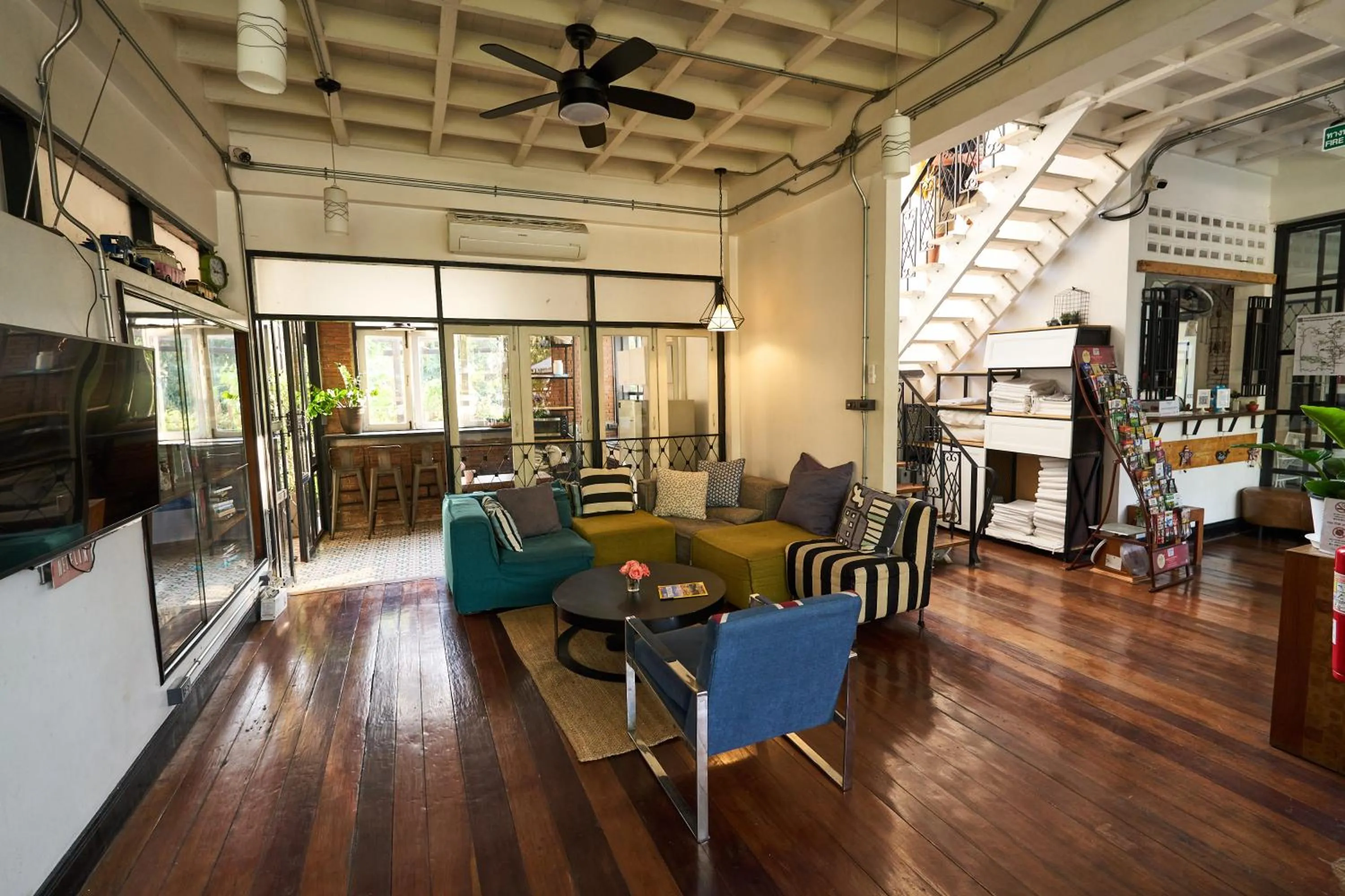 Living room in Sherloft Home & Hostel