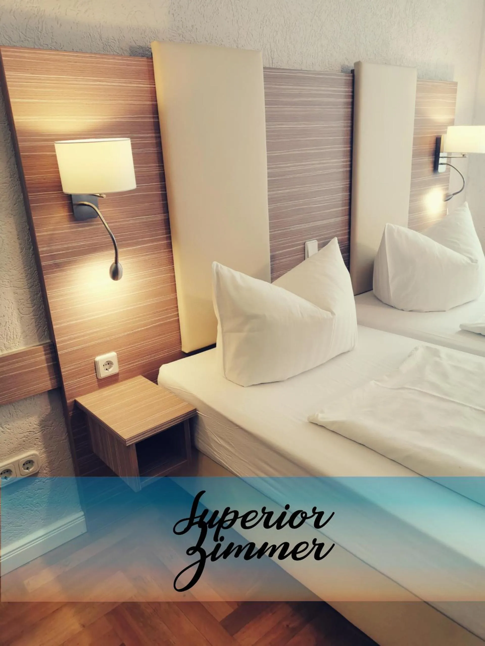 Bed in Hotel Goldener Anker