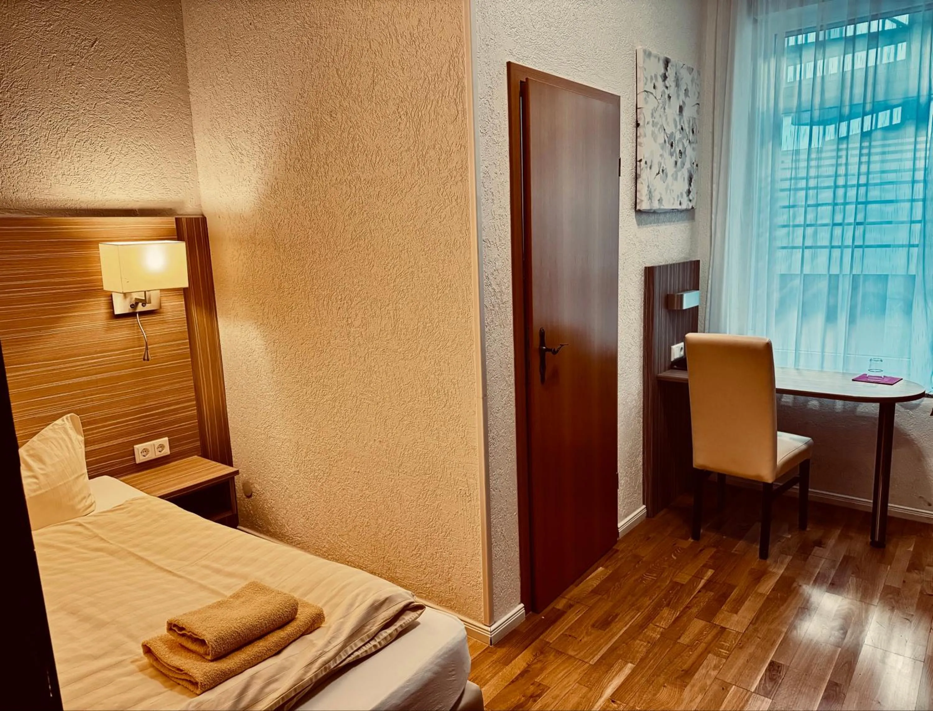 Bed in Hotel Goldener Anker