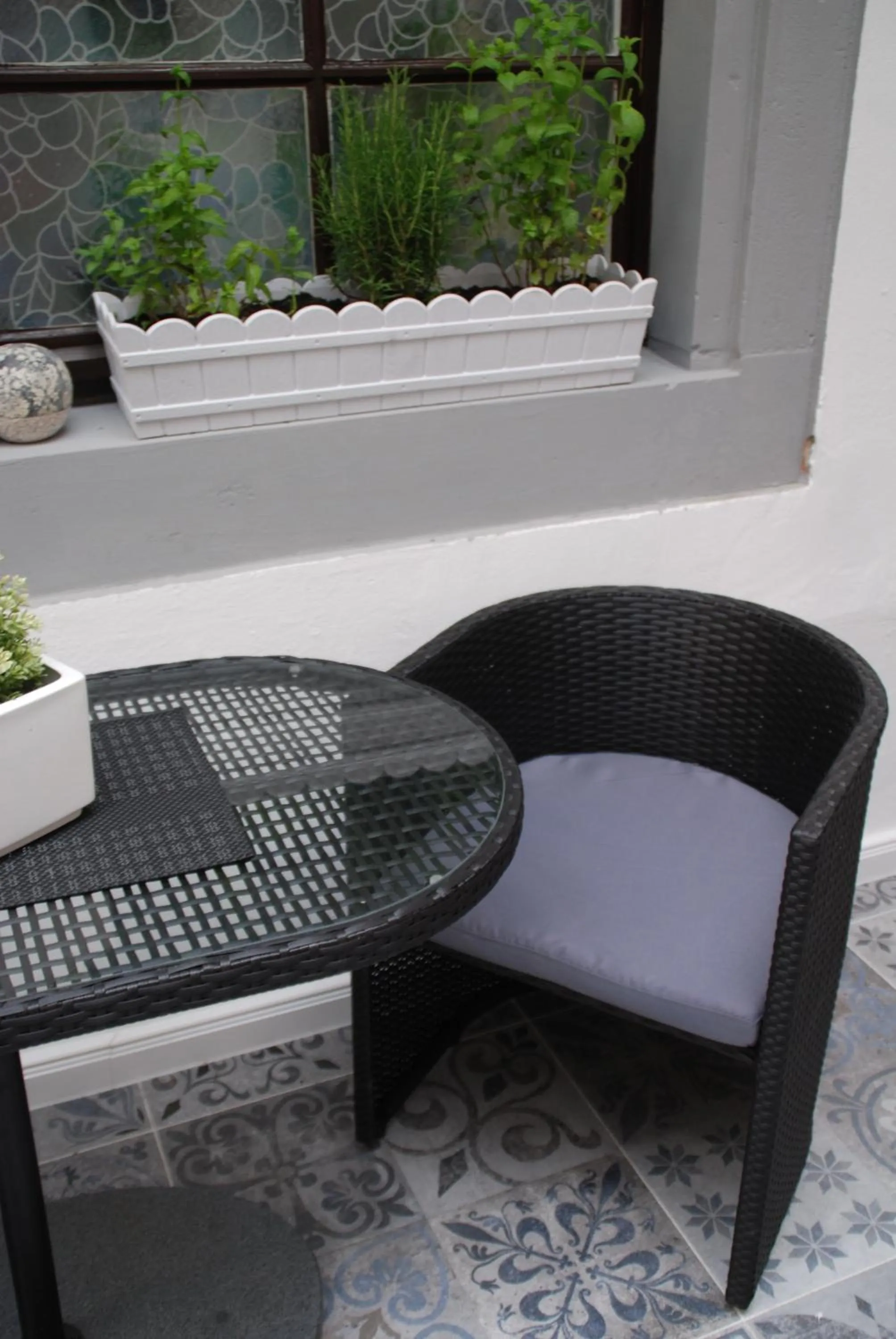 Patio in Hotel Goldener Anker