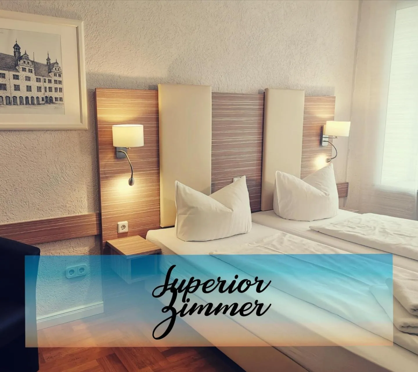 Bed in Hotel Goldener Anker
