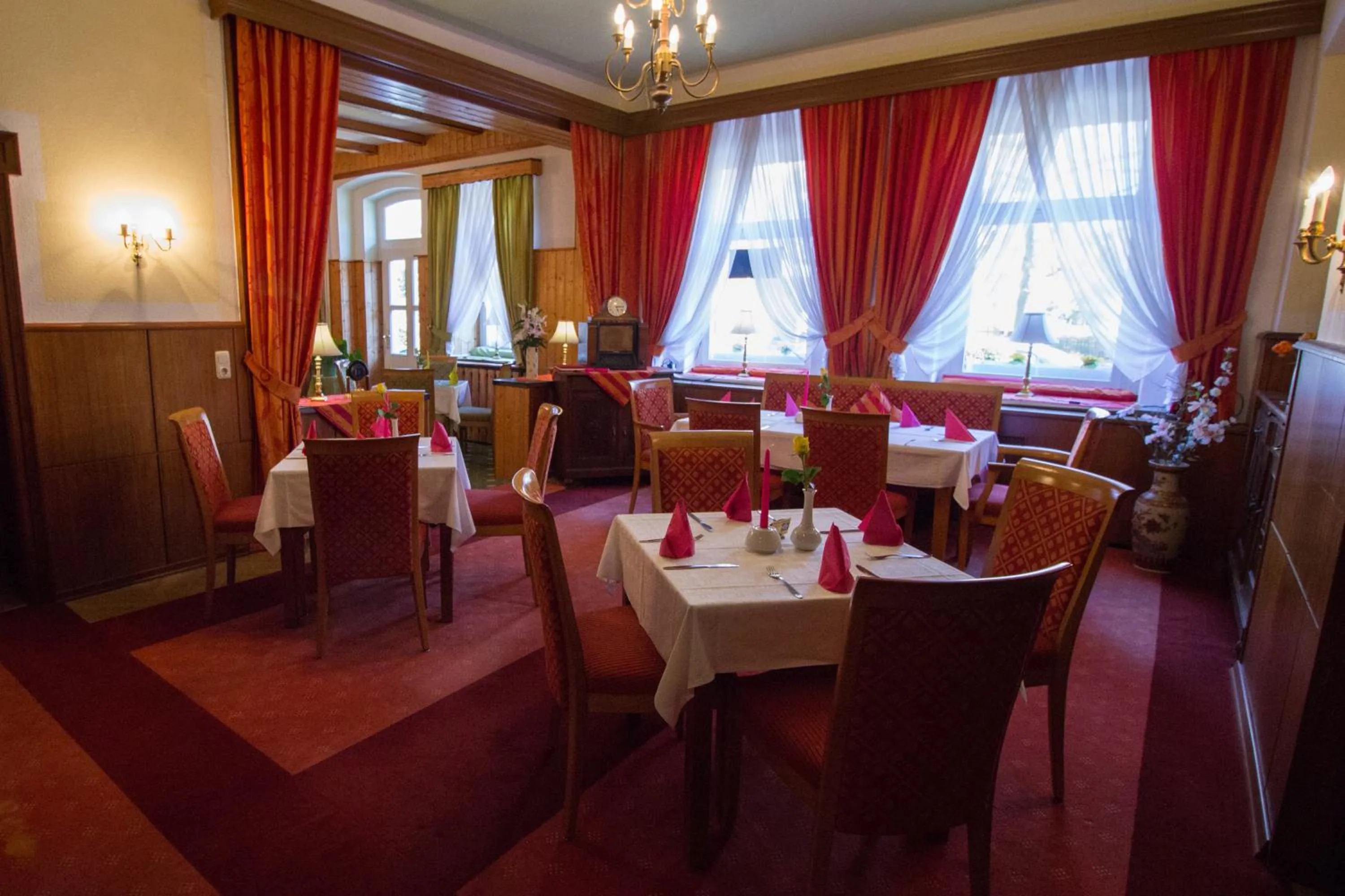 Dining area in Hotel Central