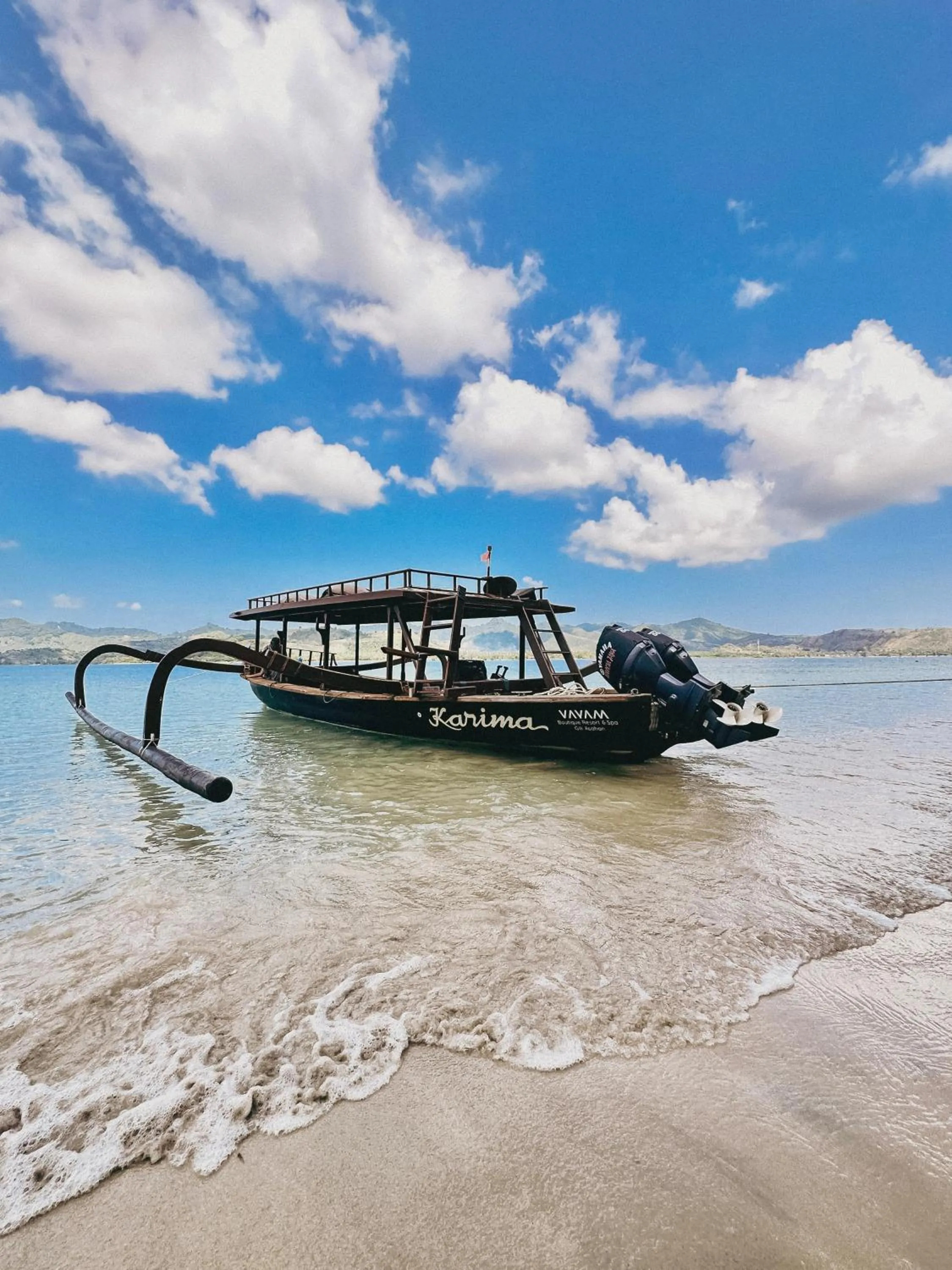 Sea view in Vayam Boutique Resort Gili Asahan