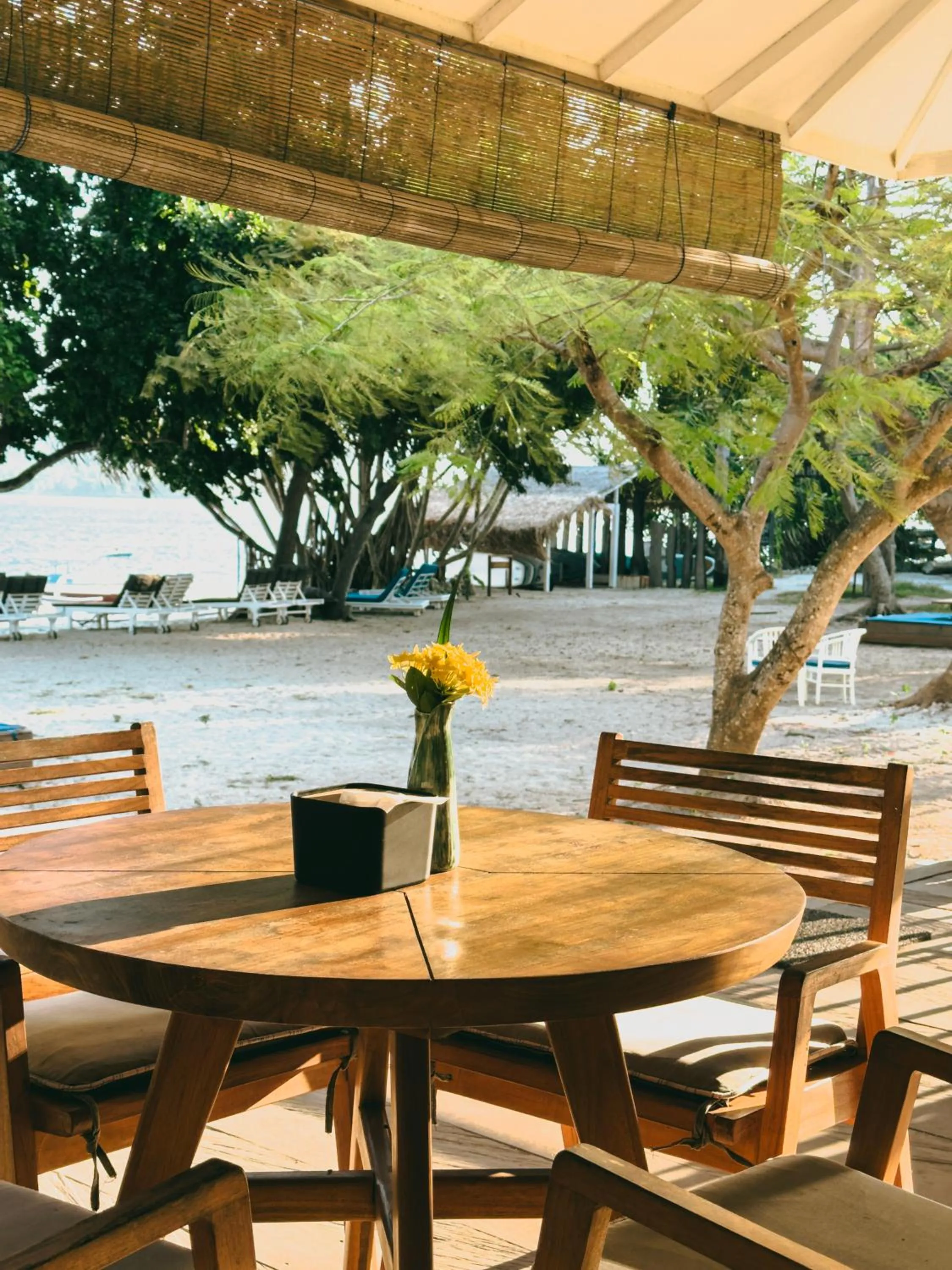 Seating area in Vayam Boutique Resort Gili Asahan