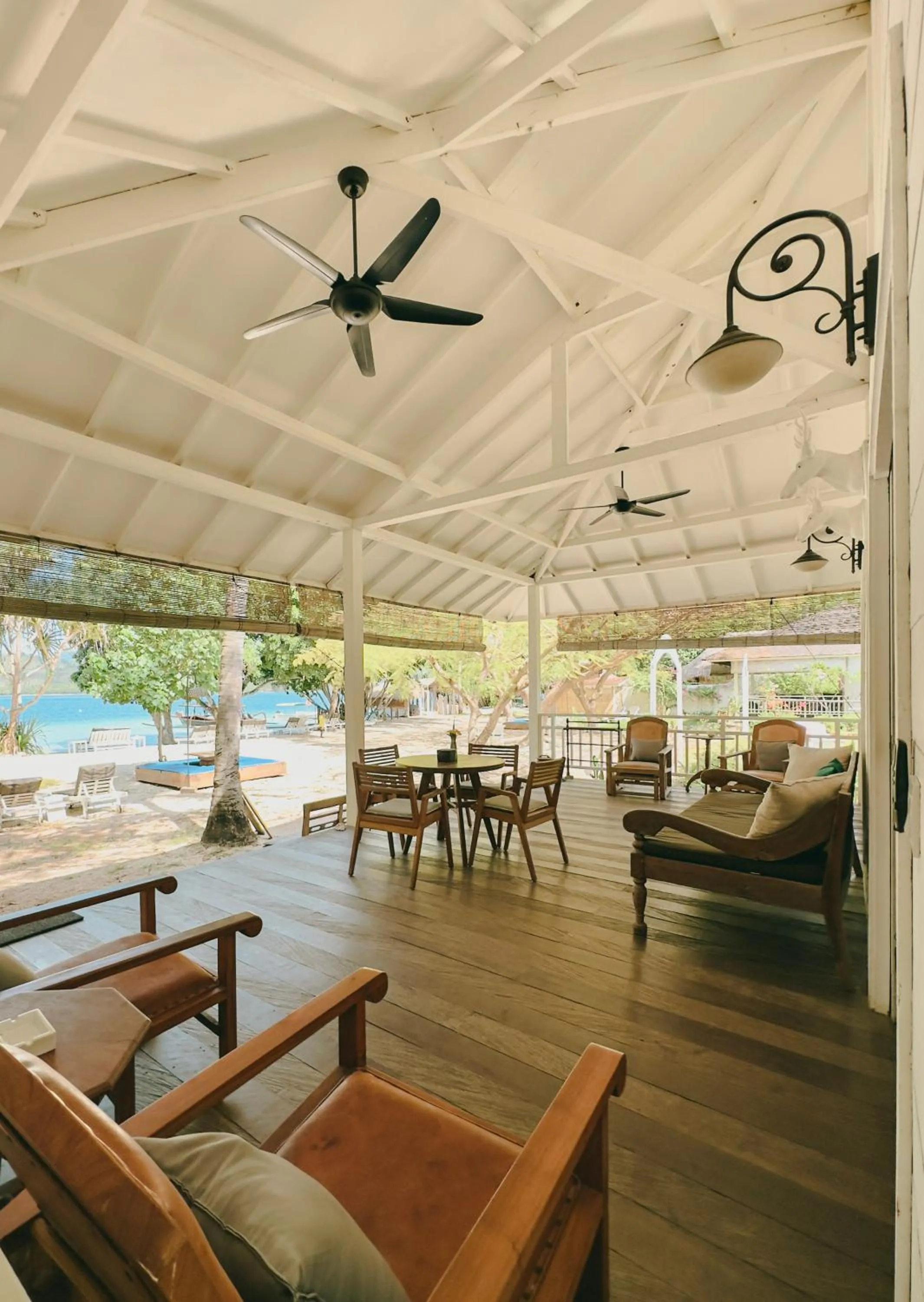 Seating area in Vayam Boutique Resort Gili Asahan