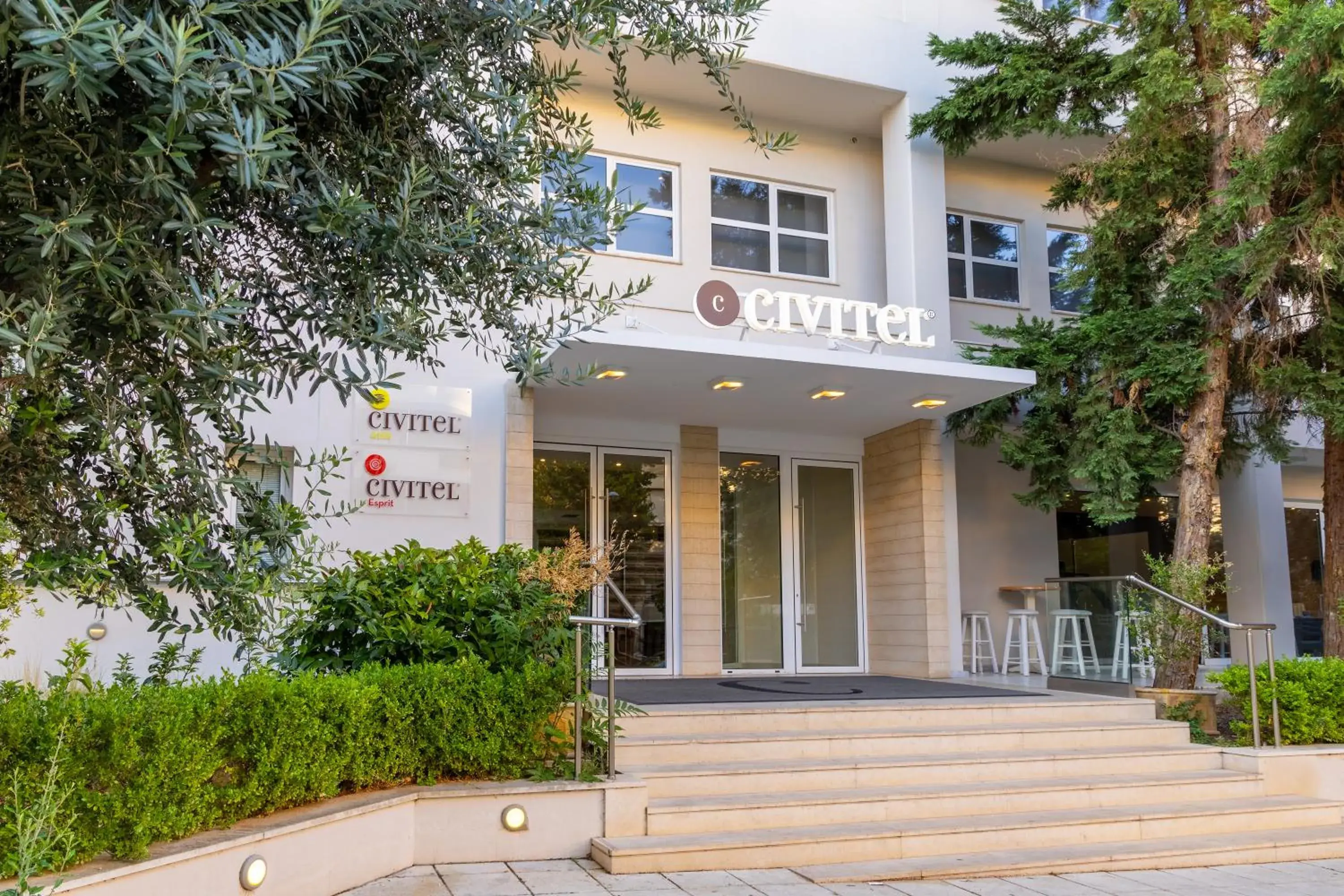 Facade/entrance in Civitel Esprit Facade/entrance in Civitel Esprit