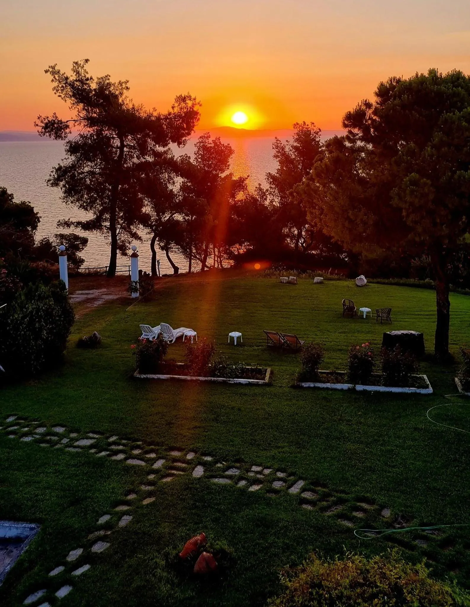 Garden view in Villa Oasis