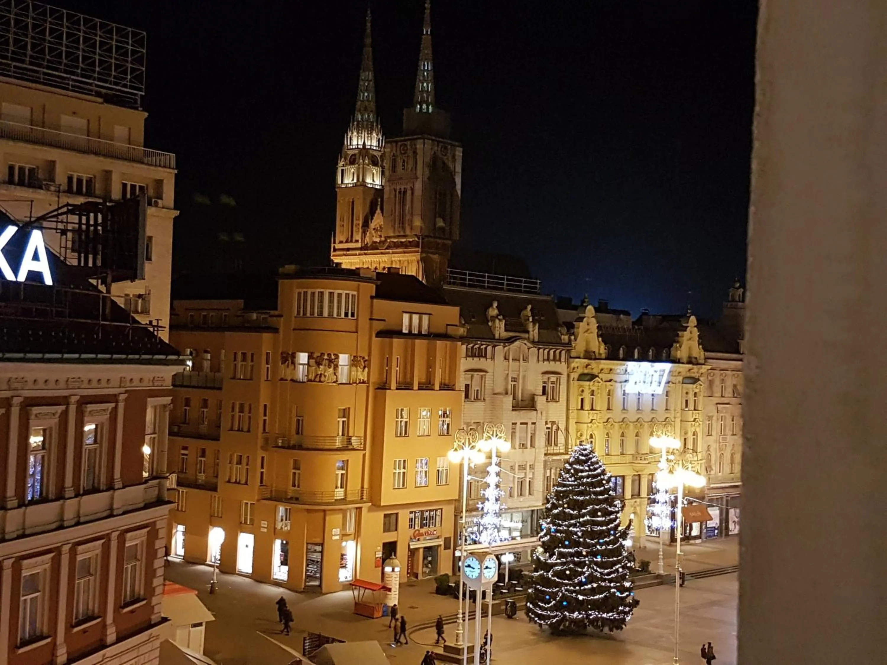 City view in Stars of Zagreb Apartments