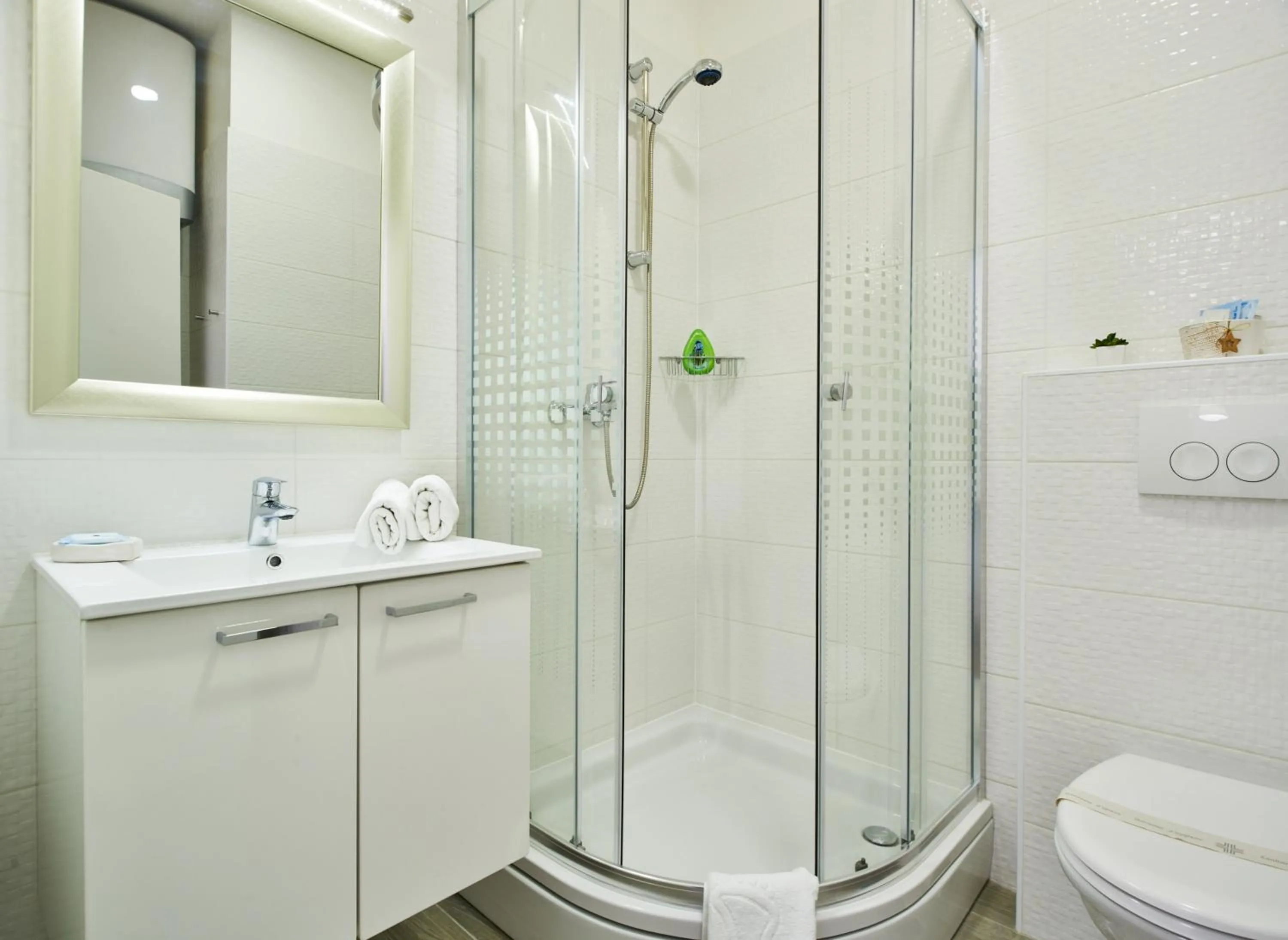 Shower in Stars of Zagreb Apartments