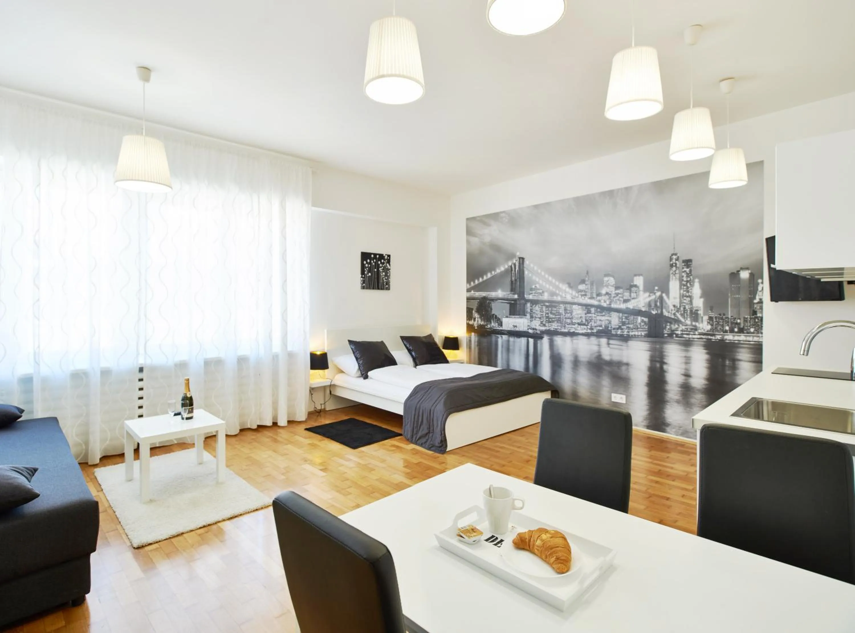 Photo of the whole room in Stars of Zagreb Apartments