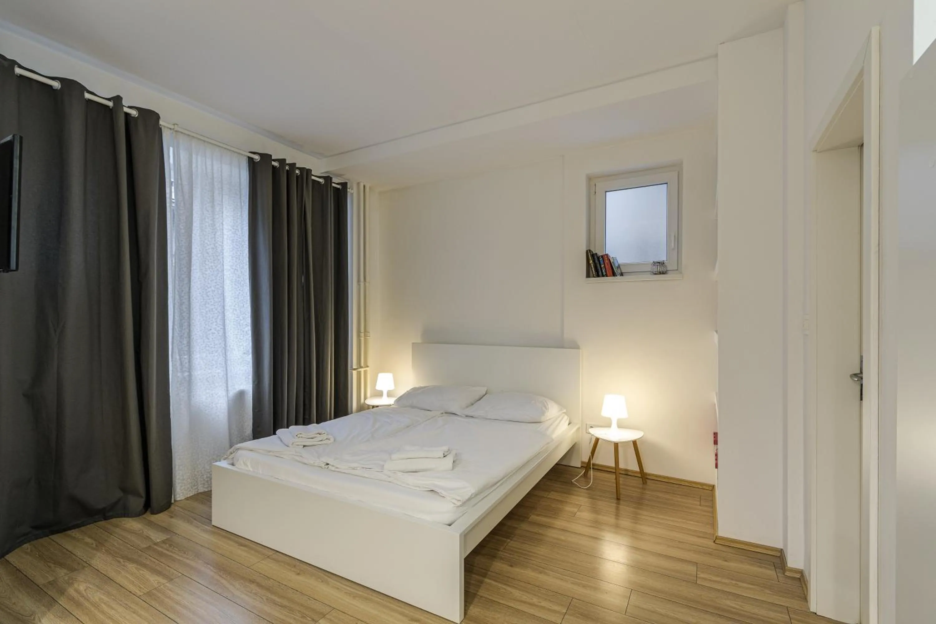 Bed in Stars of Zagreb Apartments