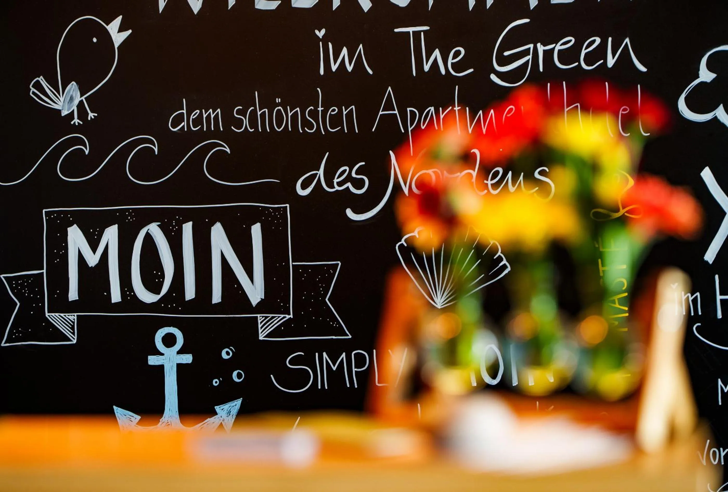 Lobby or reception in THE GREEN Rostock Apartment Hotel