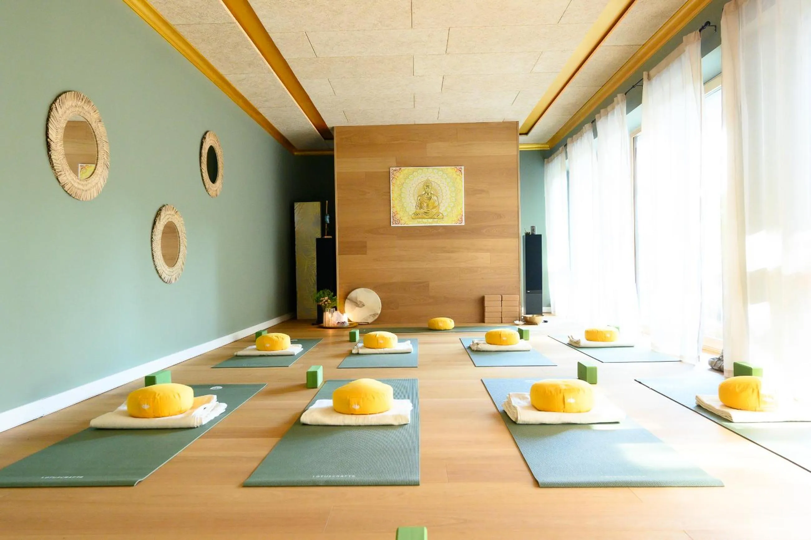 Fitness centre/facilities in The Green Rostock Apartment Hotel