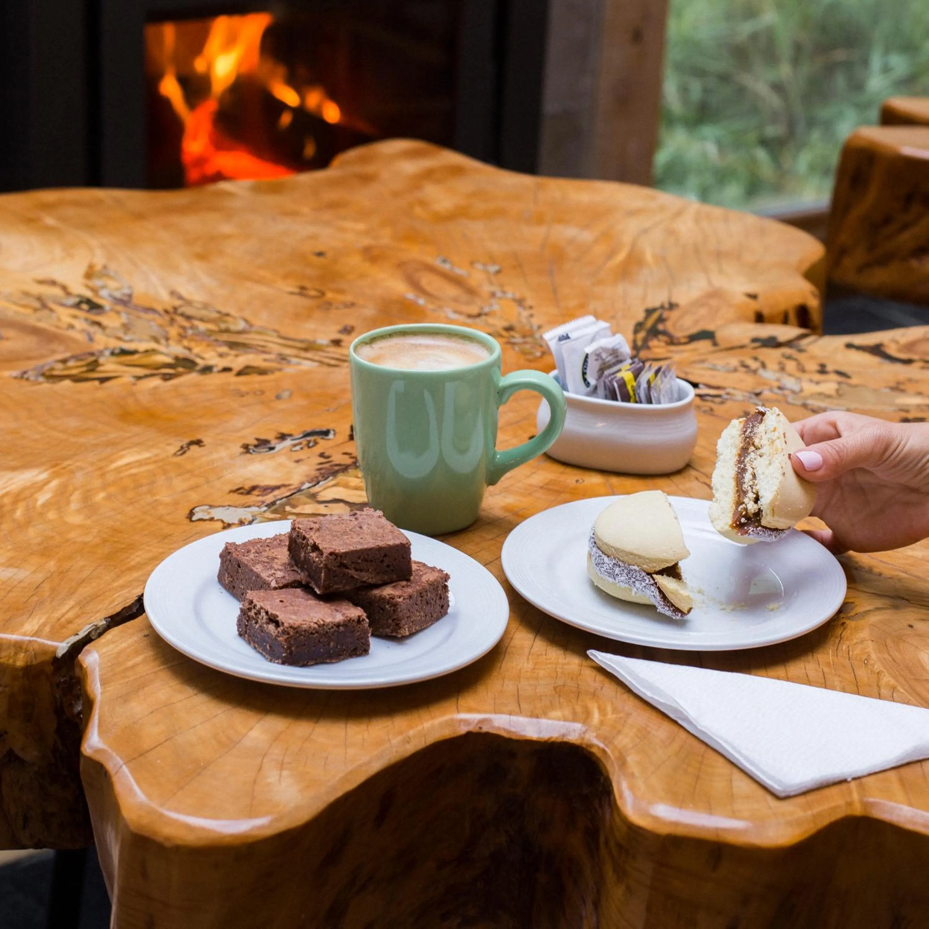 Restaurant/places to eat in Hostería Verde Morada