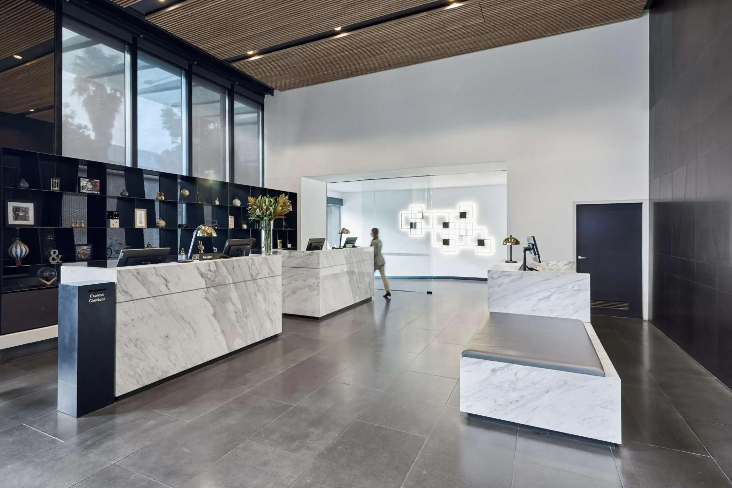 Lobby or reception in Four Points by Sheraton Melbourne Docklands Lobby or reception in Four Points by Sheraton Melbourne Docklands