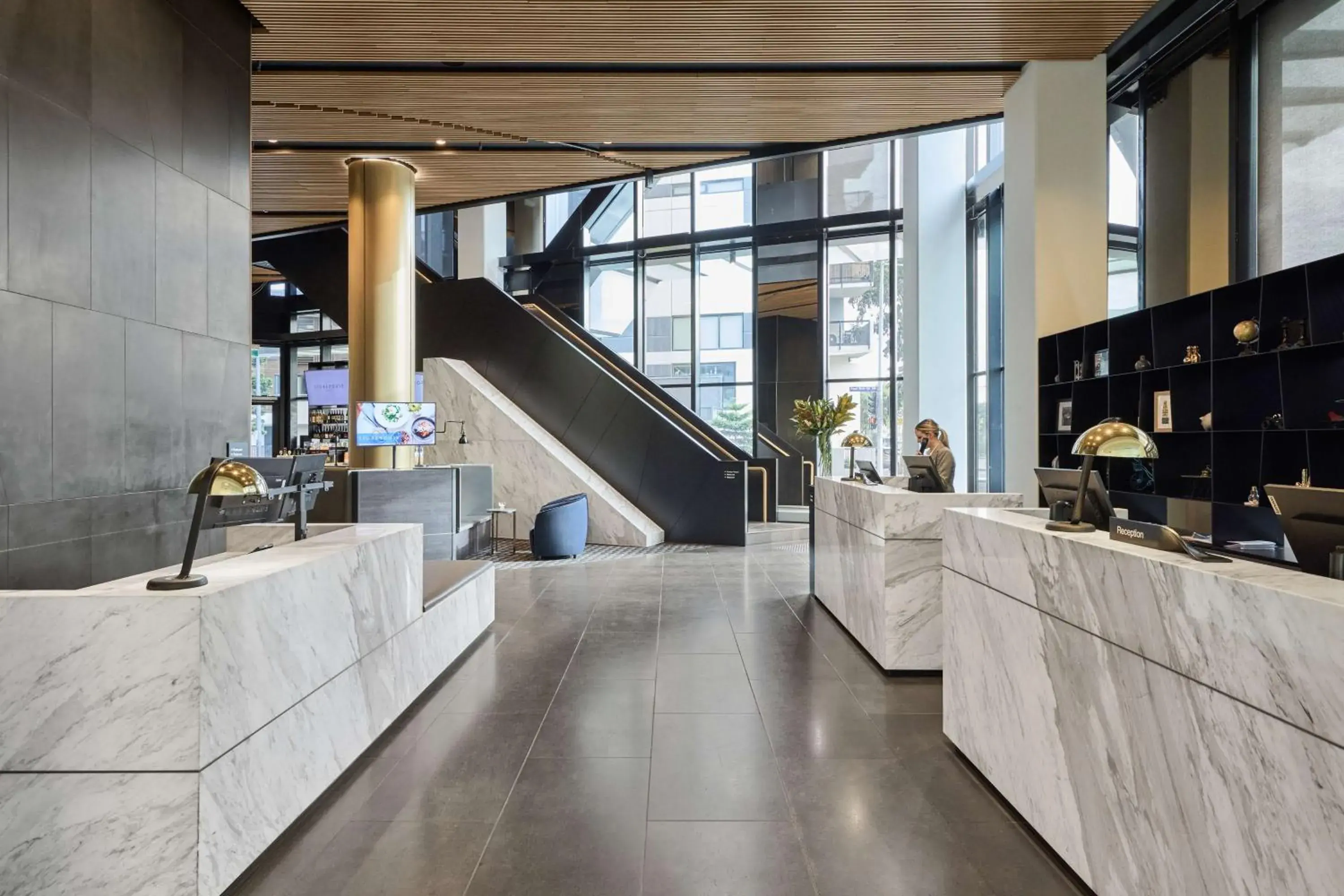 Lobby or reception in Four Points by Sheraton Melbourne Docklands Lobby or reception in Four Points by Sheraton Melbourne Docklands