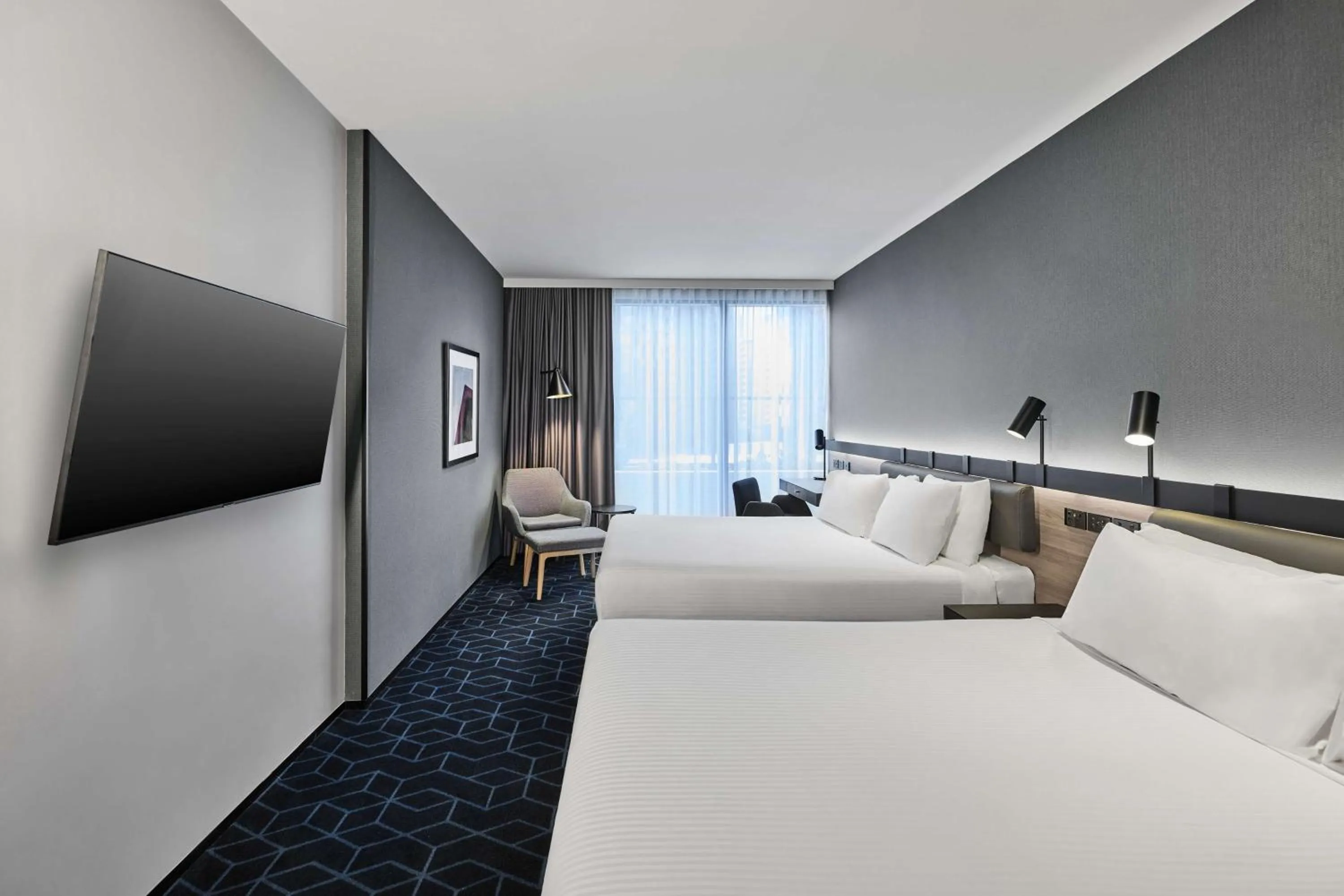 Bedroom, Bed in Vibe Hotel Melbourne Docklands