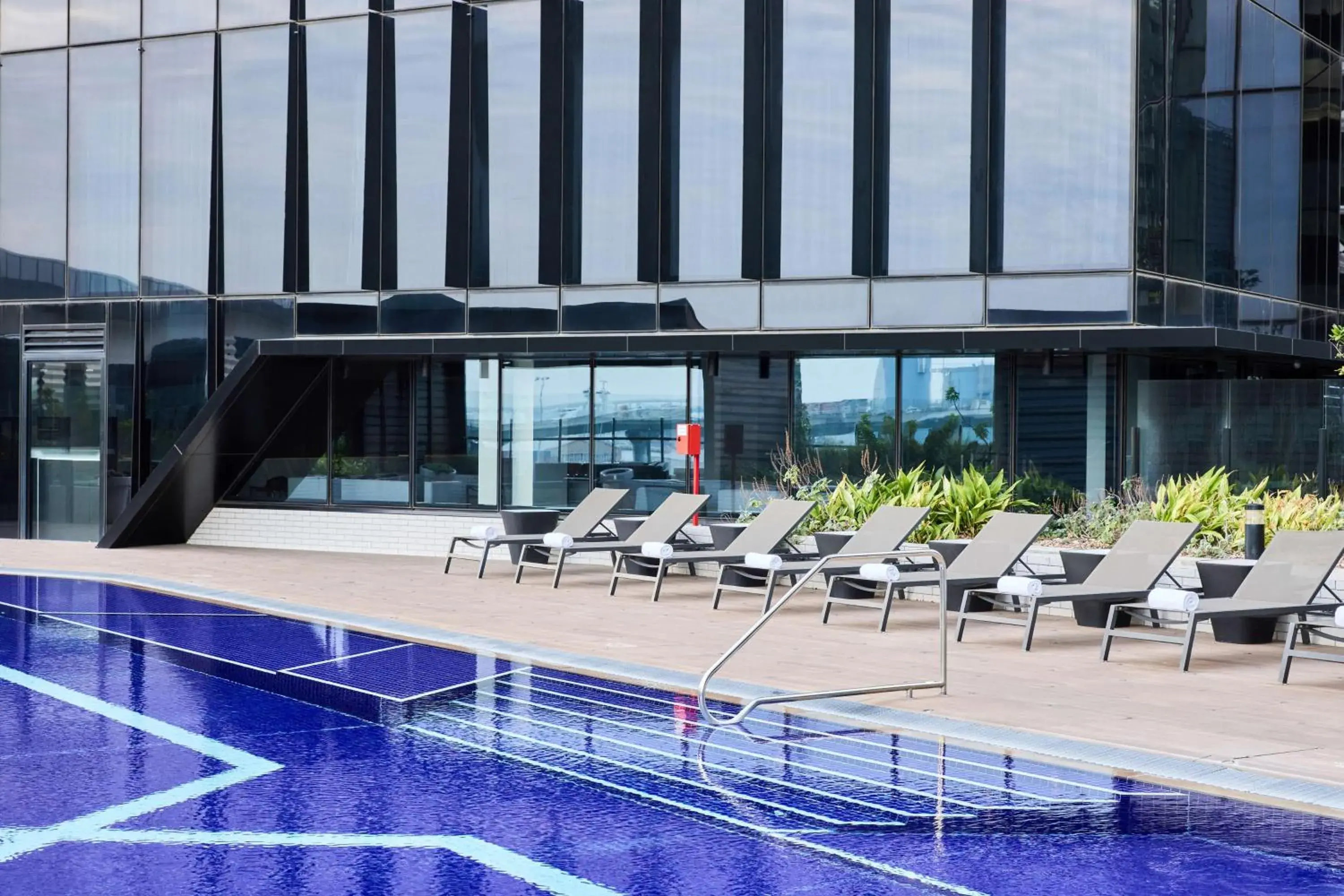 Pool view in Four Points by Sheraton Melbourne Docklands Pool view in Four Points by Sheraton Melbourne Docklands