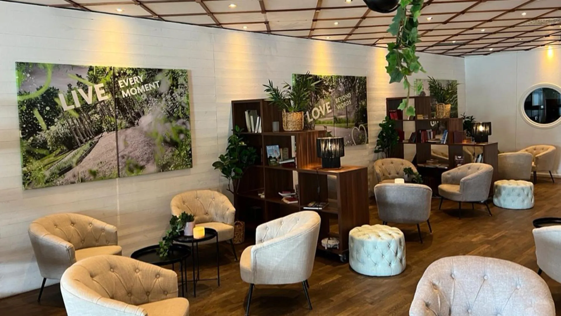 Seating area in Ronneby Brunn