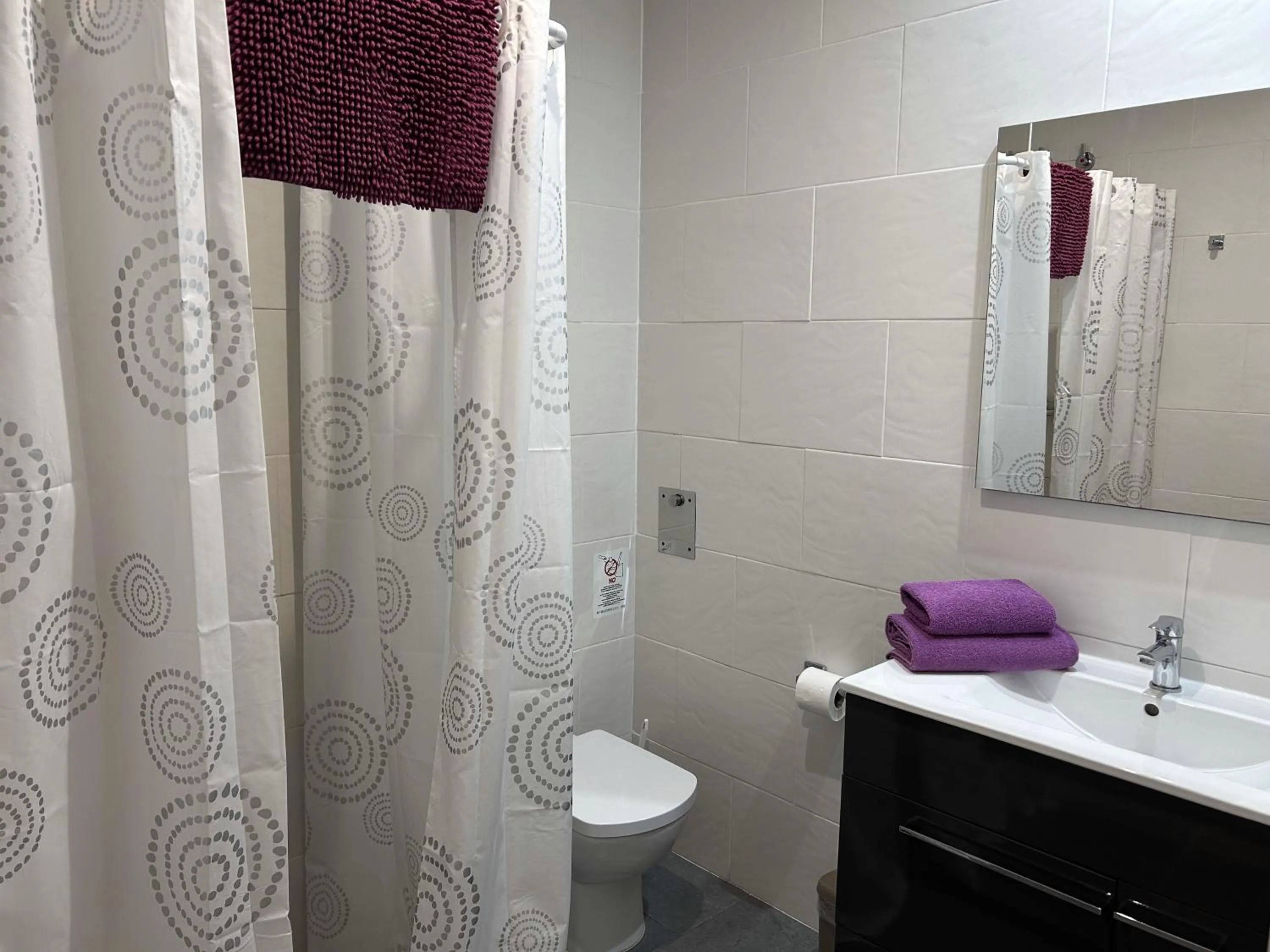 Shower in Apartahotel Baldiri