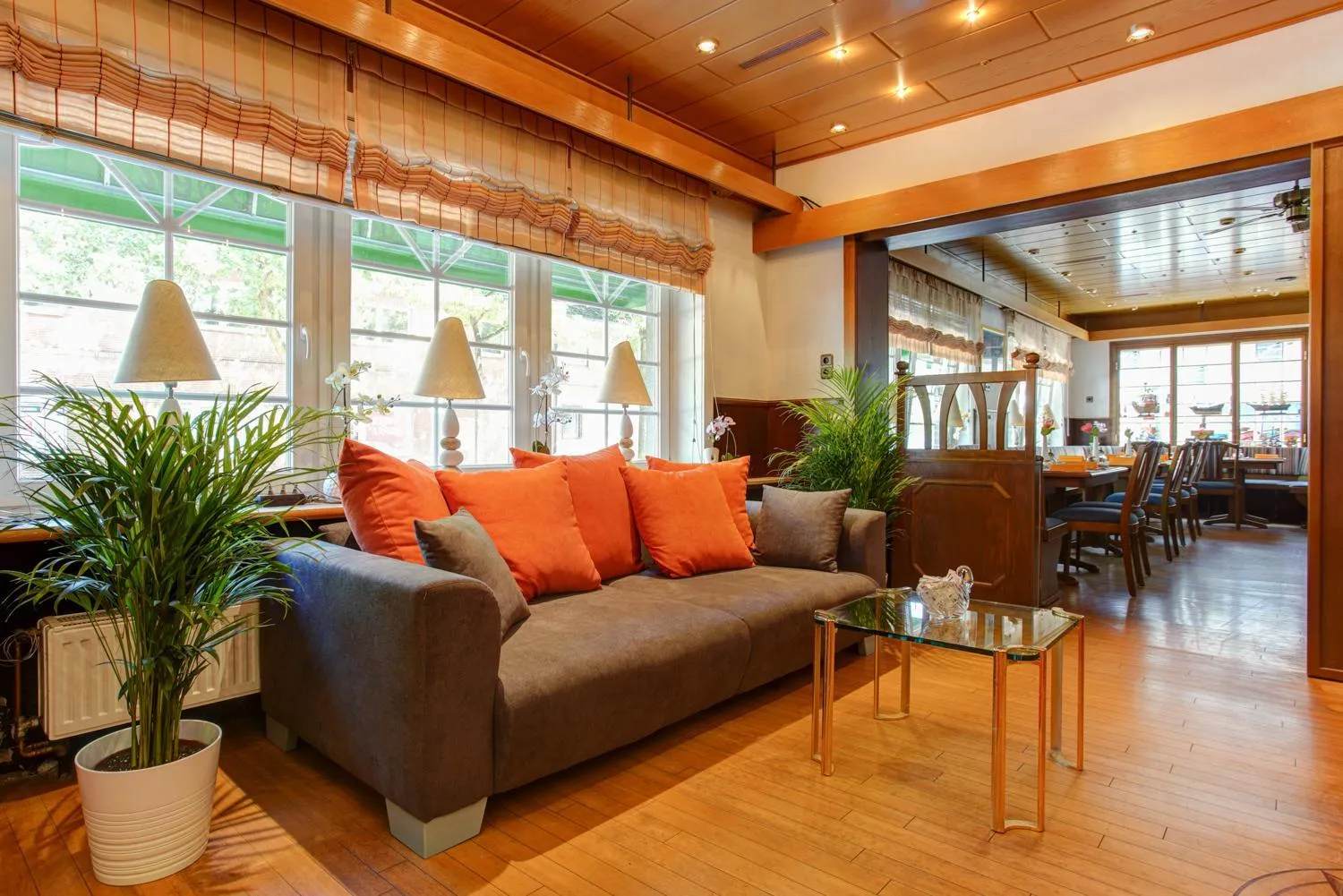 Lobby or reception in Hotel Elbinsel free parking