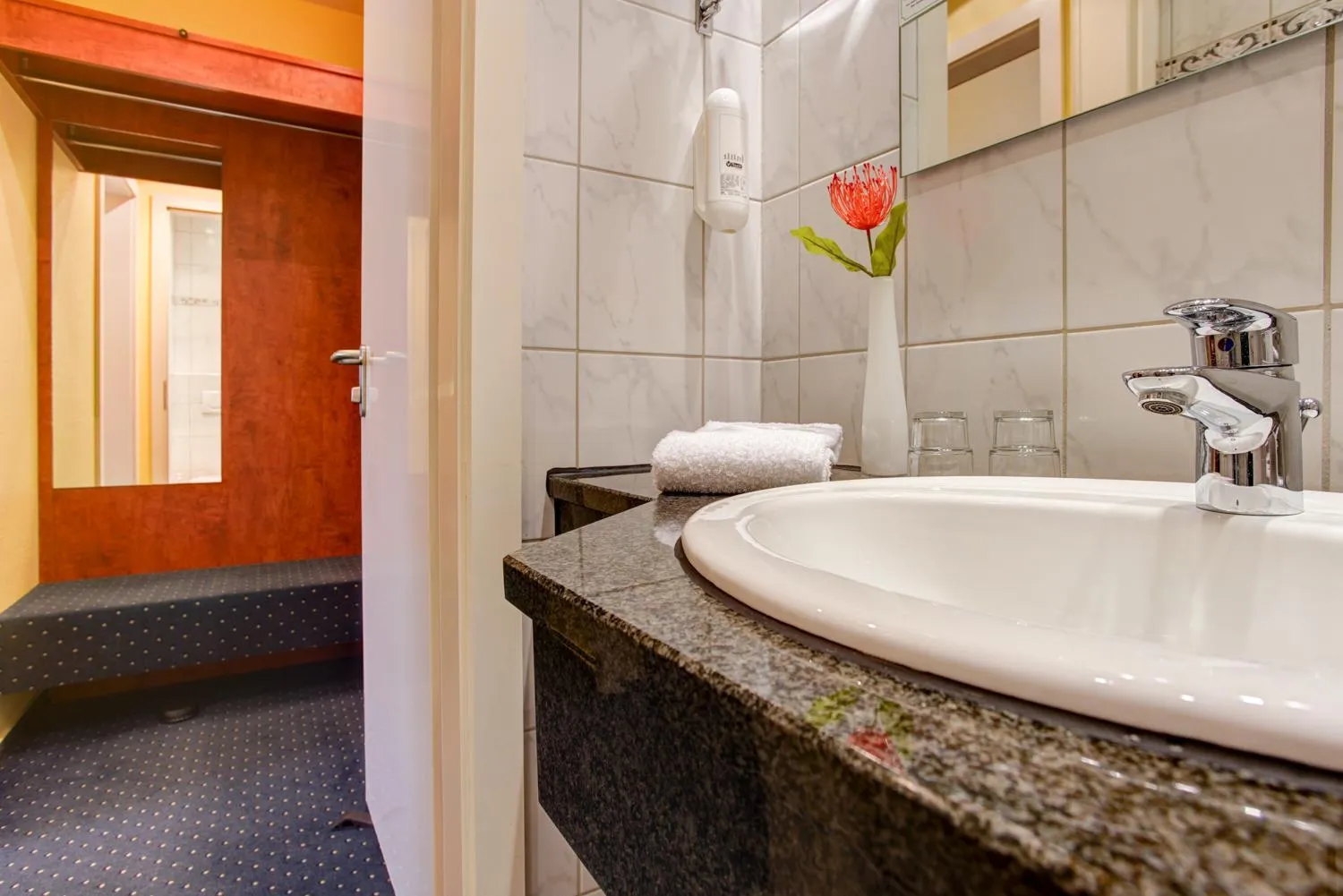 Bathroom in Hotel Elbinsel free parking