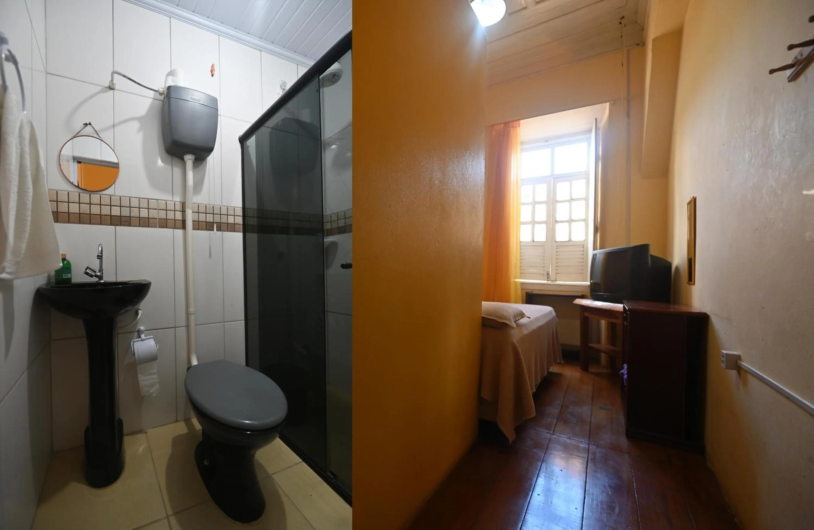 Shower in Hotel e Pousada O Casarão