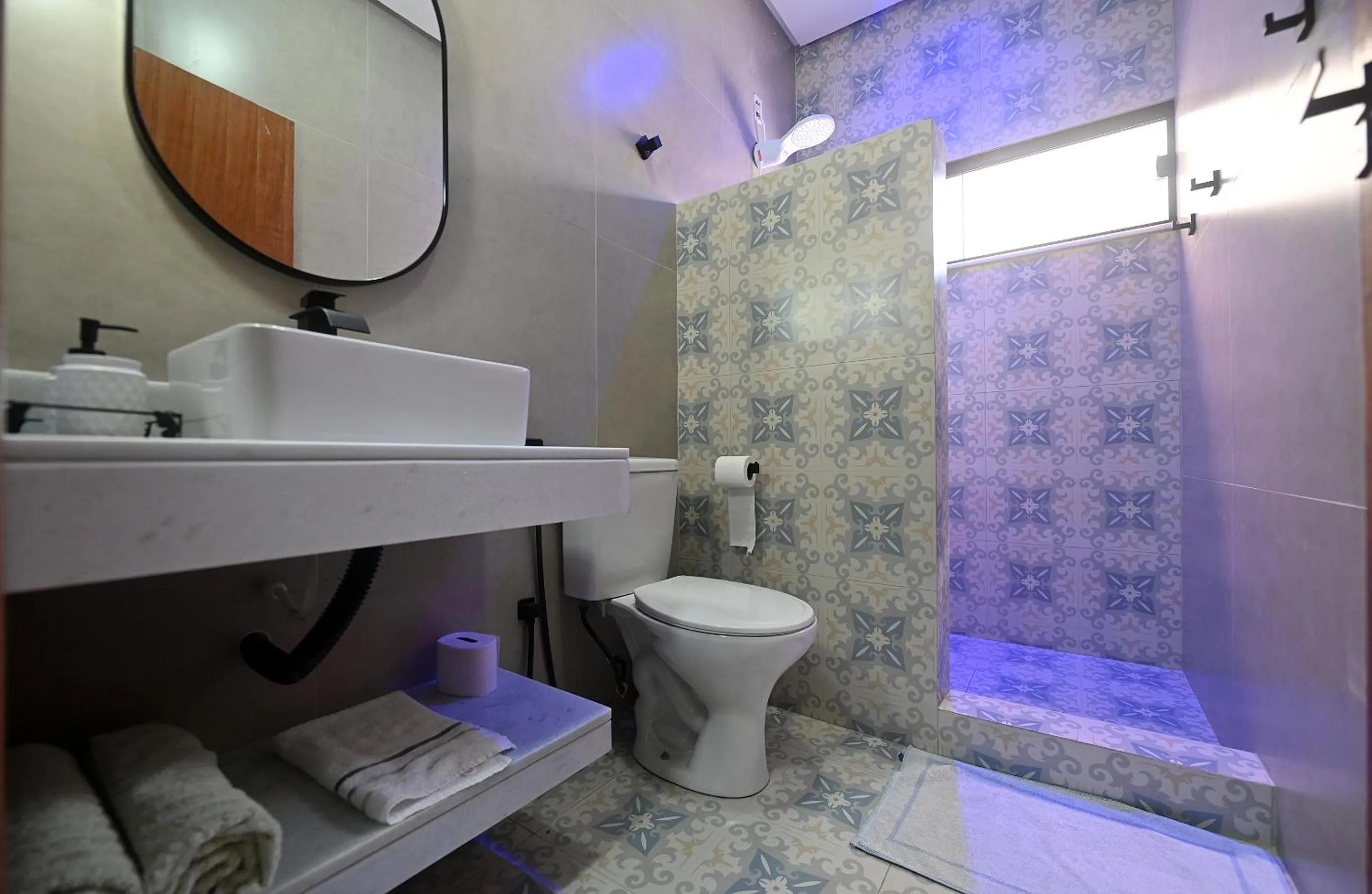 Shower in Hotel e Pousada O Casarão
