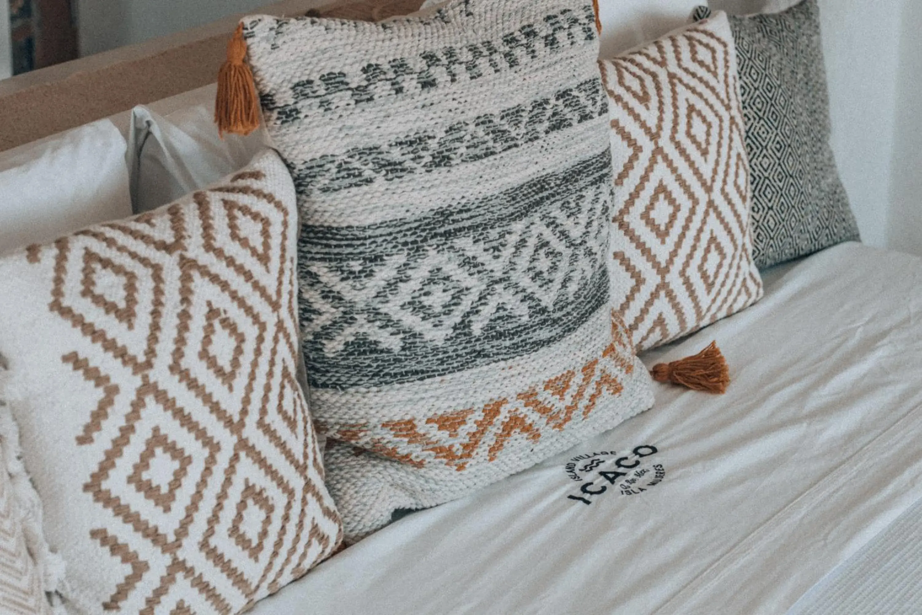 Decorative detail, Bed in Icaco Island Village - Adults Only Decorative detail, Bed in Icaco Island Village - Adults Only