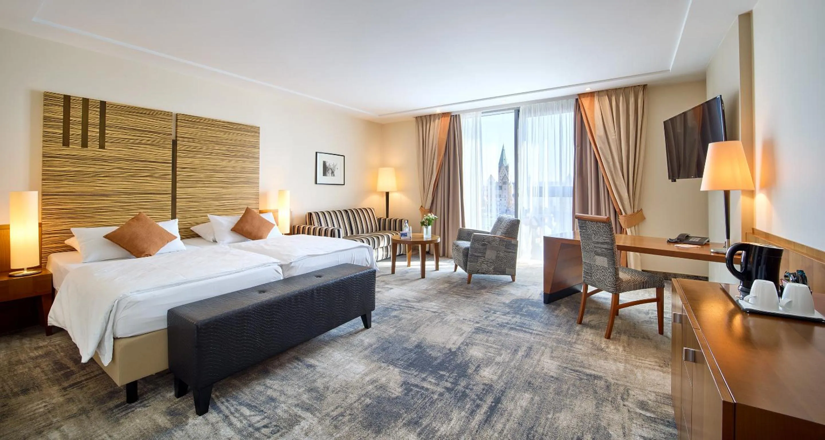 Photo of the whole room, Bed in Best Western Plus Arosa Hotel