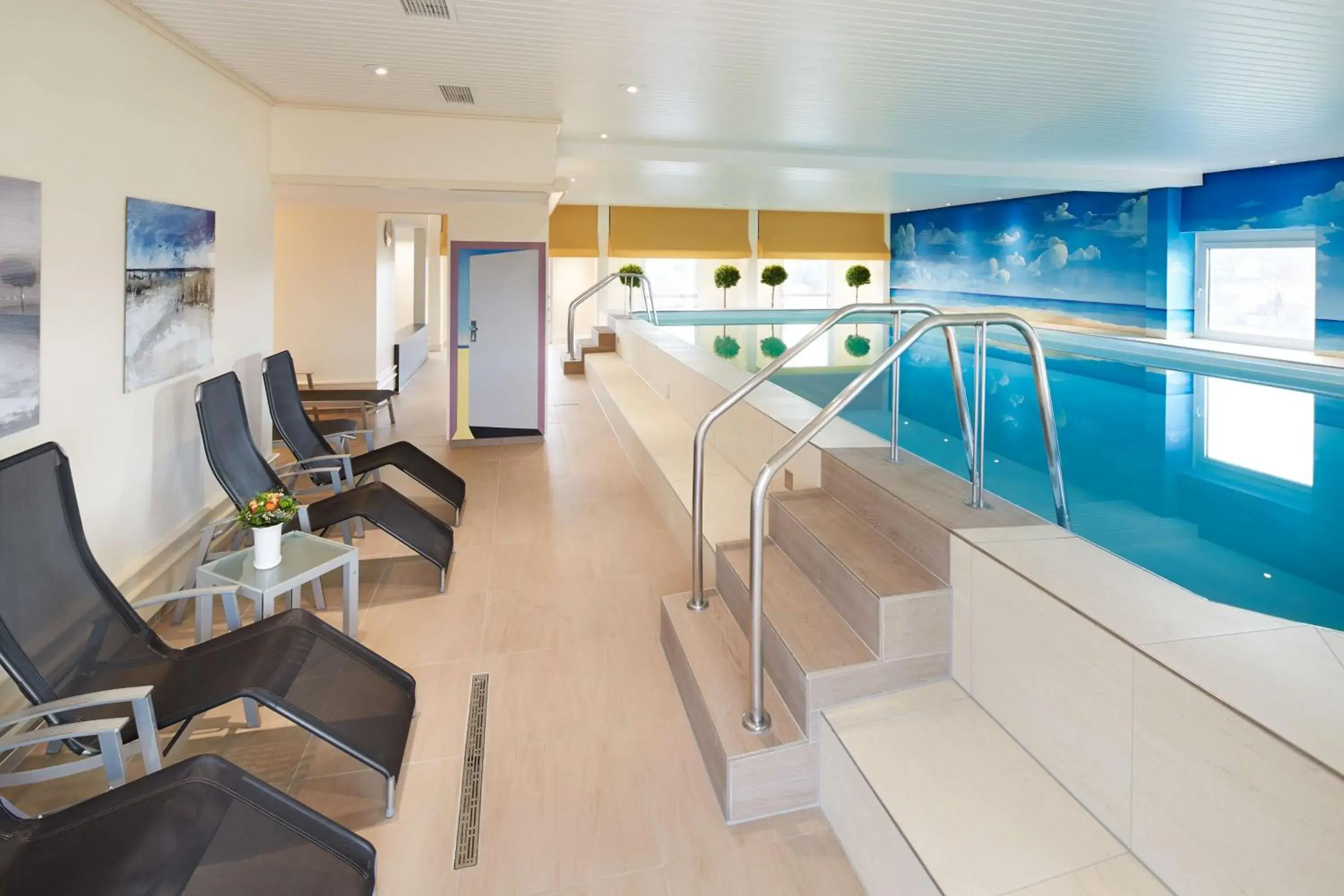 Pool view in Best Western Plus Arosa Hotel Pool view in Best Western Plus Arosa Hotel